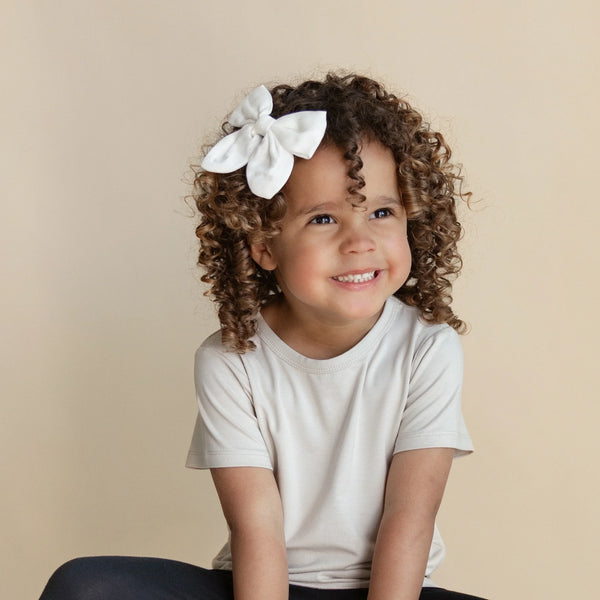 Toddler Basic Tee in Oat