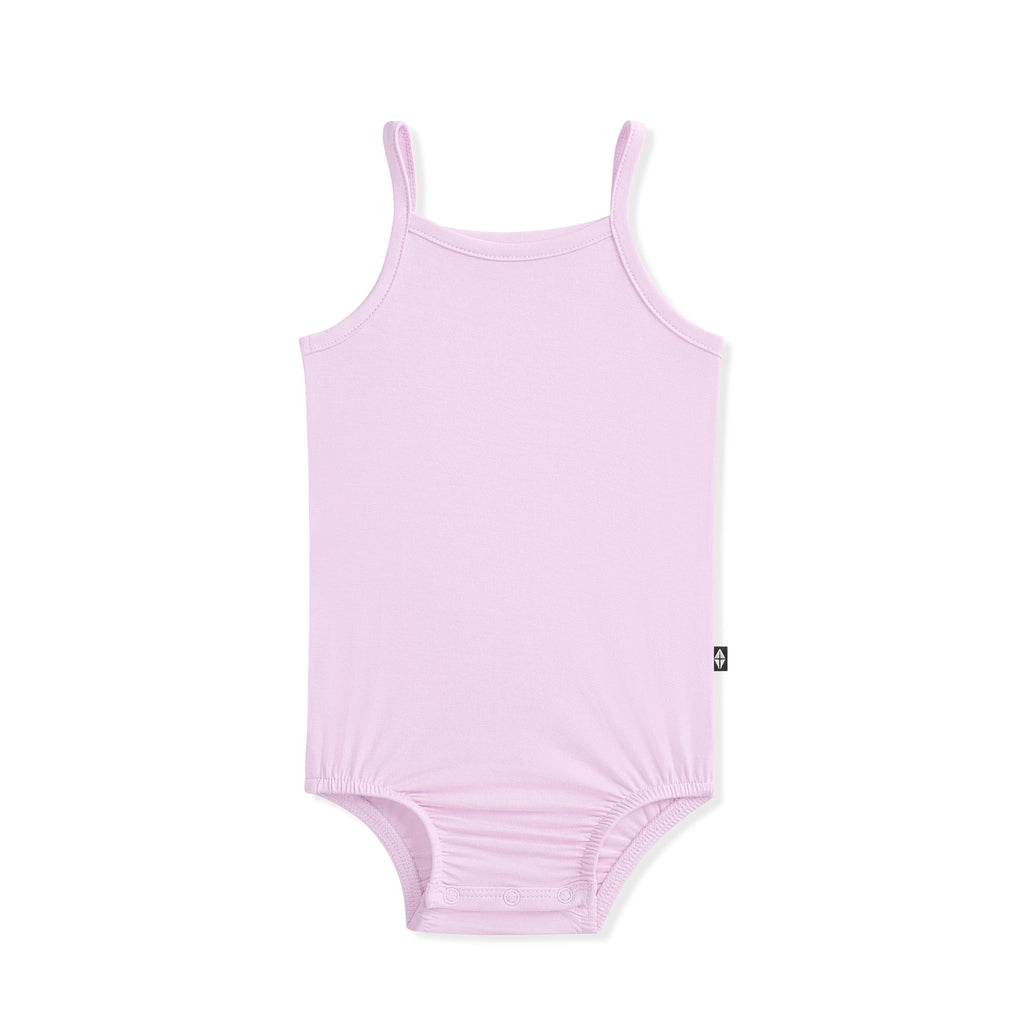 Spaghetti Strap Leotard in Thistle