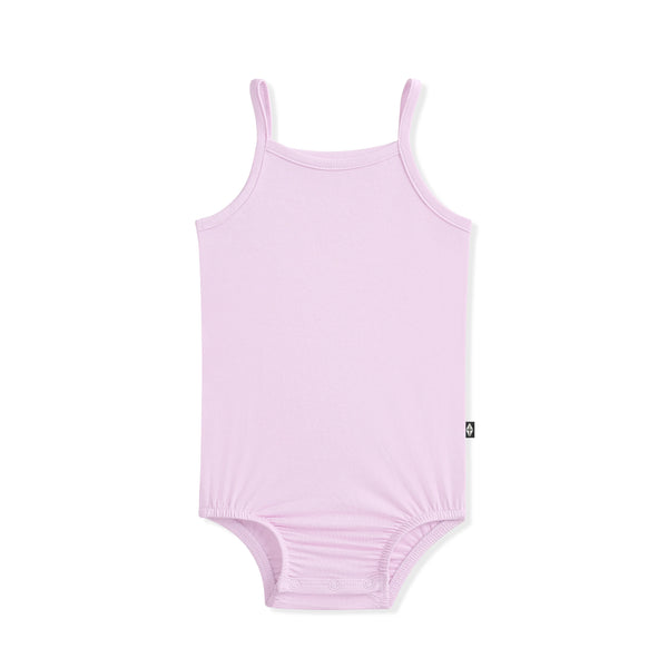 Spaghetti Strap Leotard in Thistle