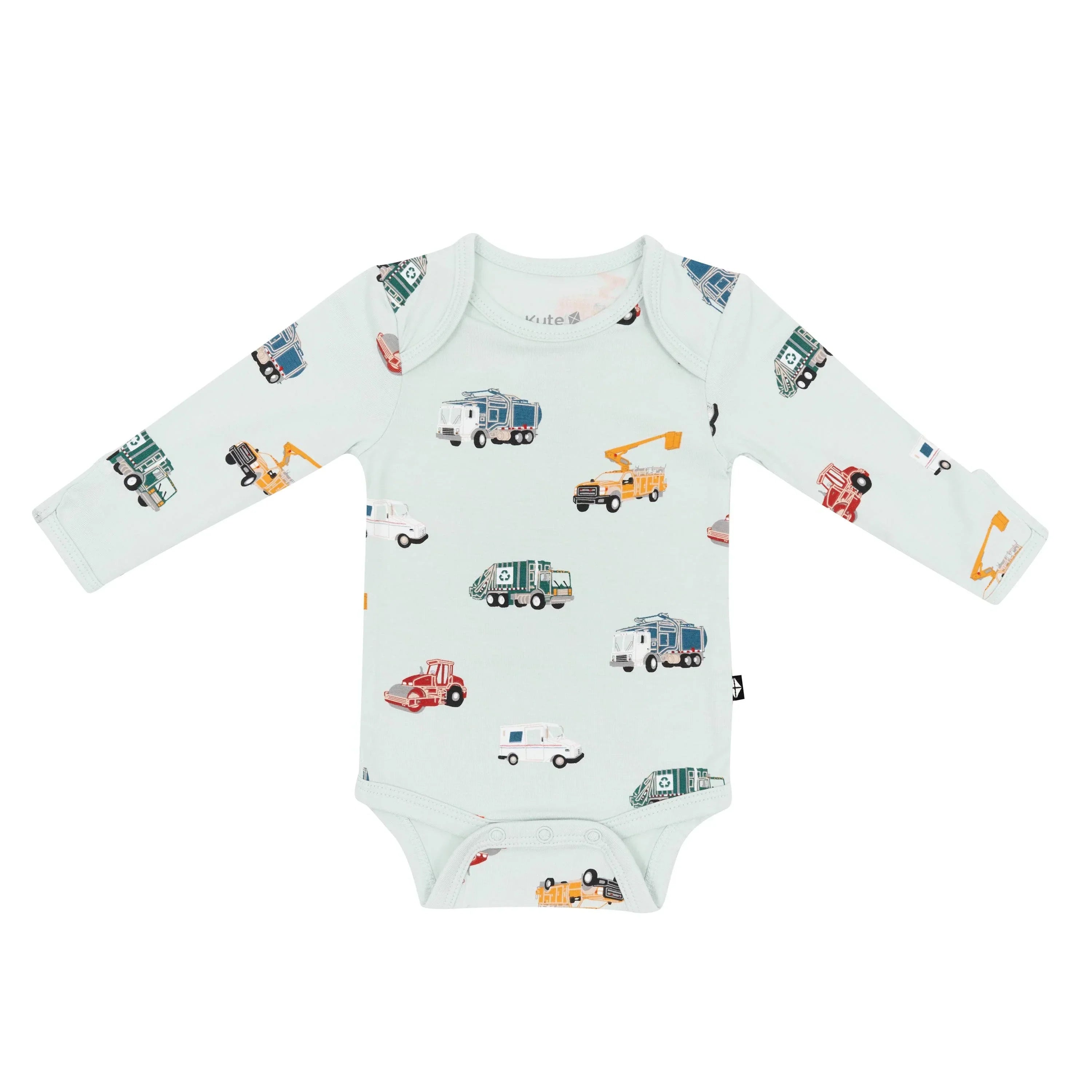 Long Sleeve Bodysuit in City Vehicles Secondary image