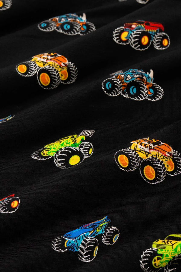 Twirl Bodysuit Dress in Monster Truck