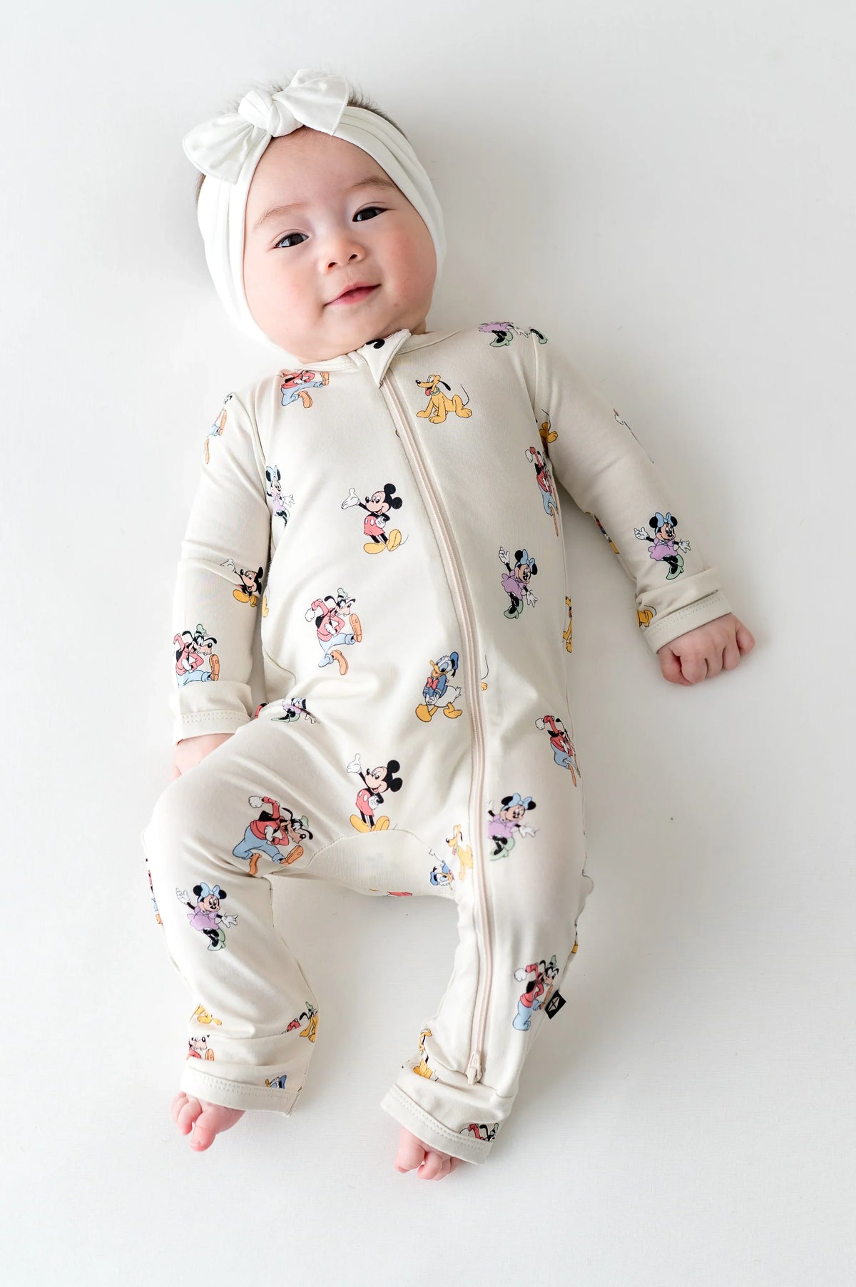 Zippered Romper in Mickey Mouse and Friends Main image