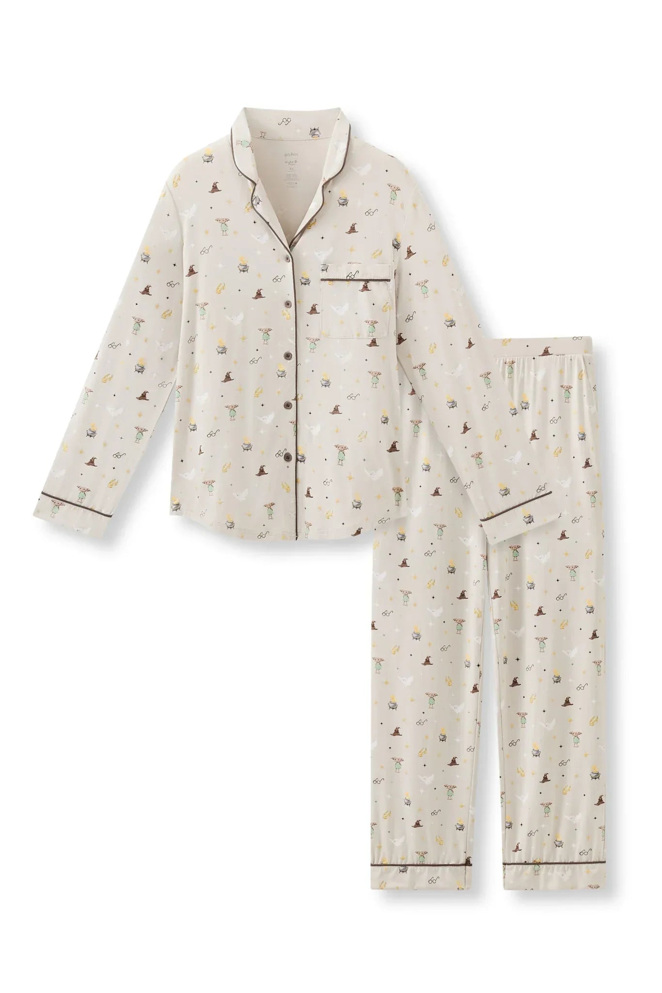 Long-Sleeved Women's Pajama Set in Starry Icon Secondary image