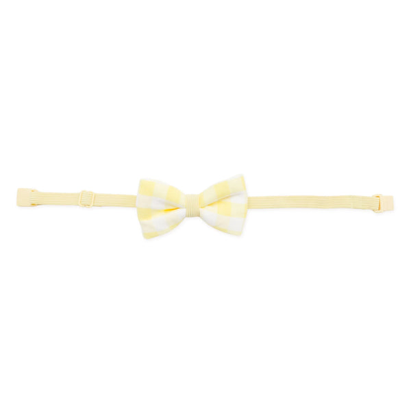 Bow Tie in Gingham Chamomile