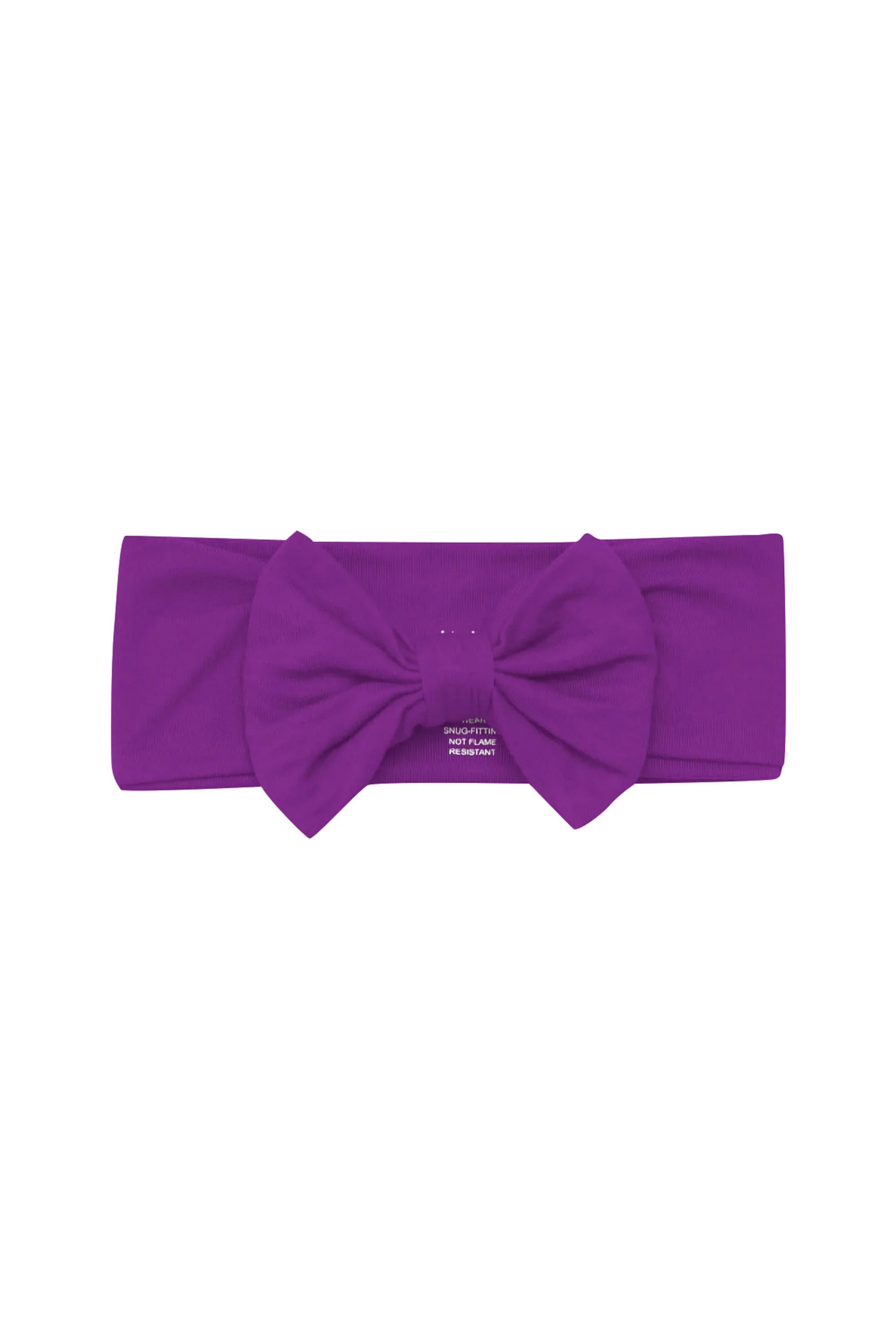 Bow Headband in Berry Secondary image