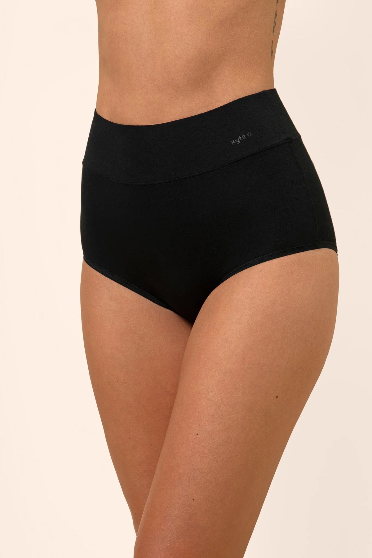Women's High-Waisted Brief in Midnight Main image