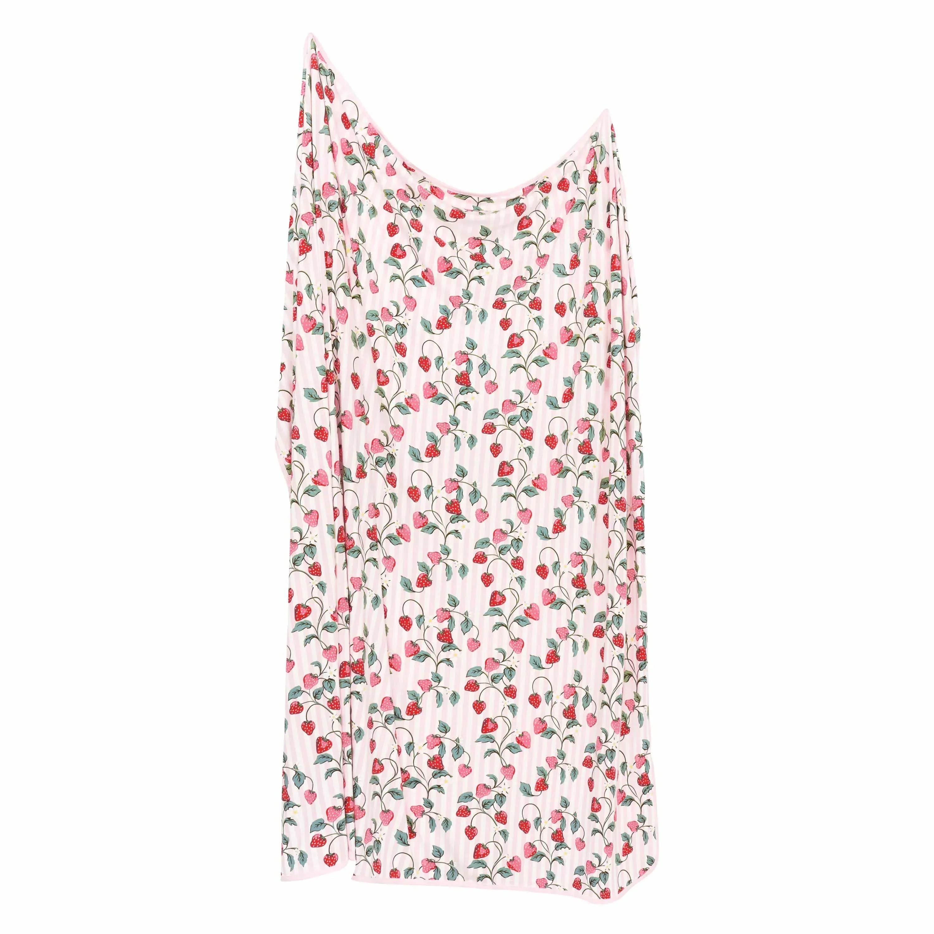 Swaddle Blanket in Strawberry Fields Secondary image