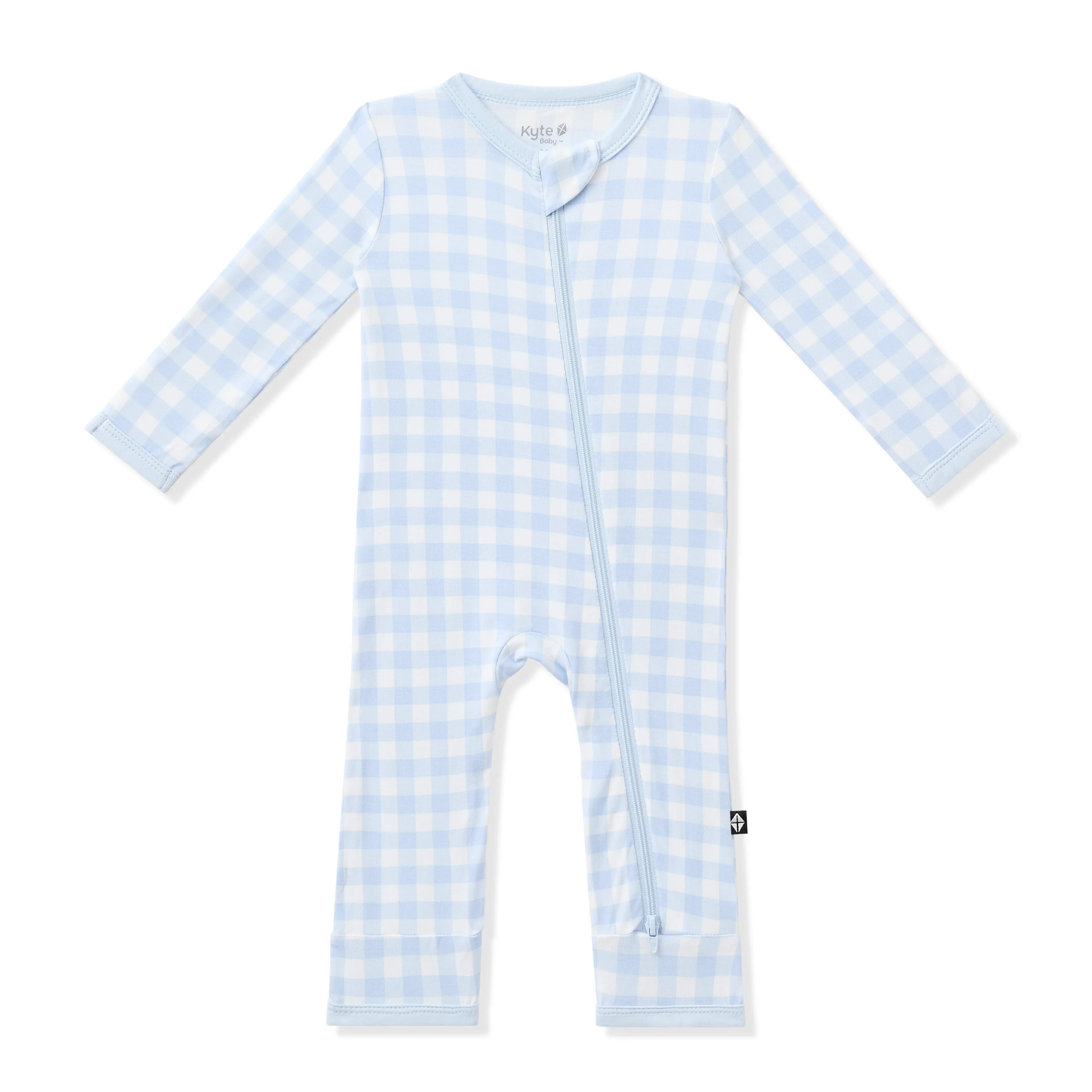 Zippered Romper in Gingham Breeze Secondary image