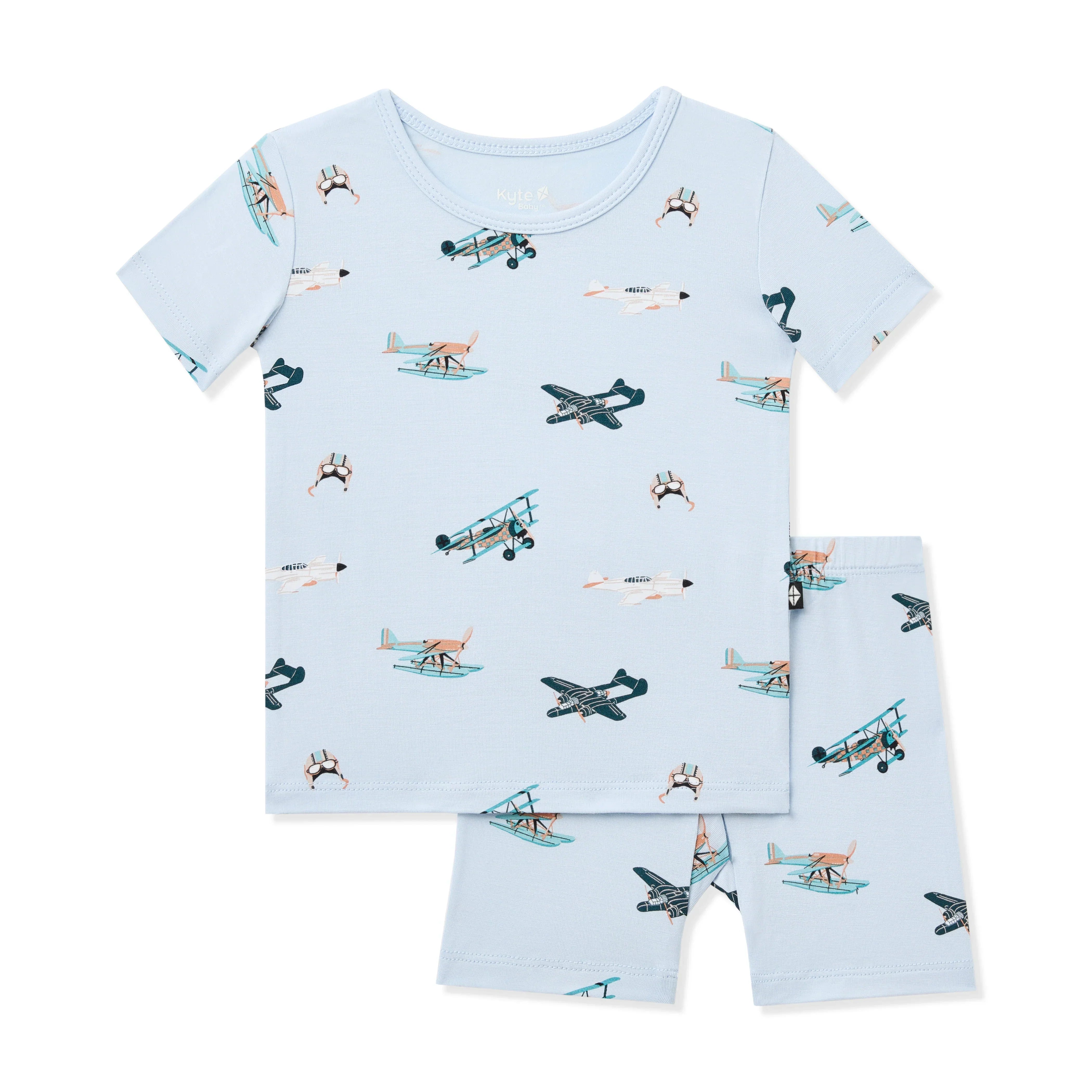 Short Sleeve Pajamas in Take Off Secondary image
