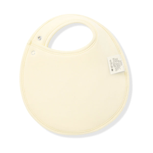 Cushy Bib in Gingham Chamomile