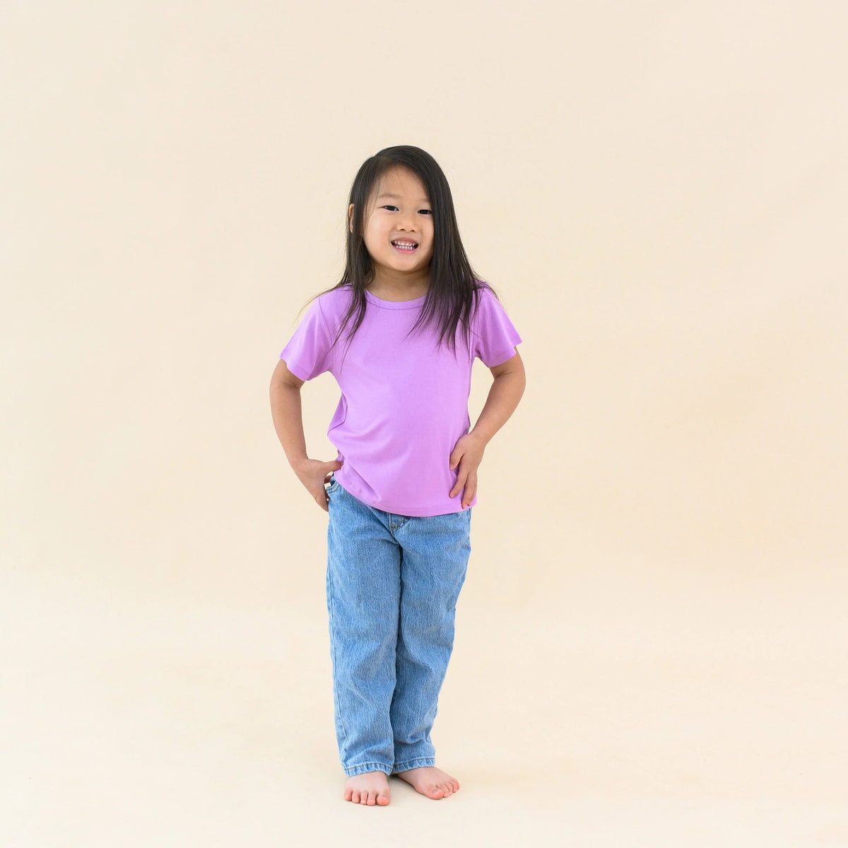Toddler Basic Tee in Poi Main image
