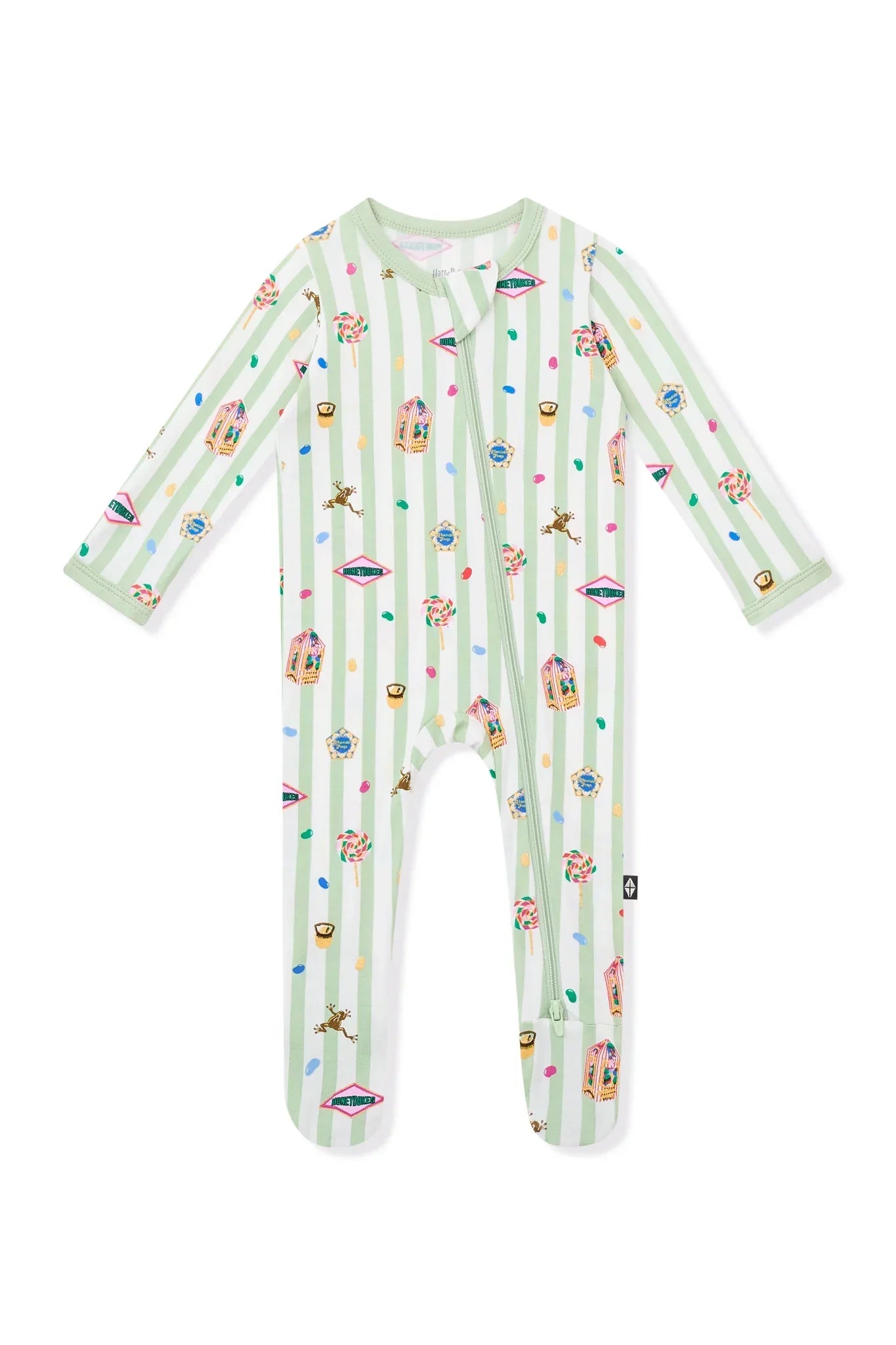 Zippered Footie in Honeydukes Secondary image
