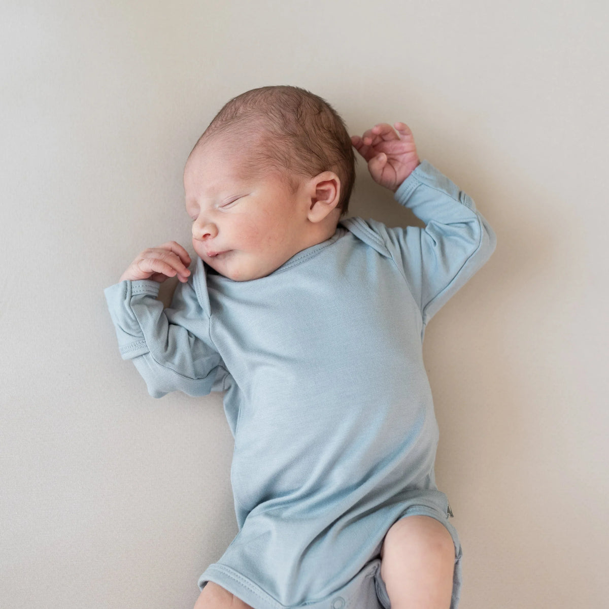 Long Sleeve Bodysuit in Fog Main image