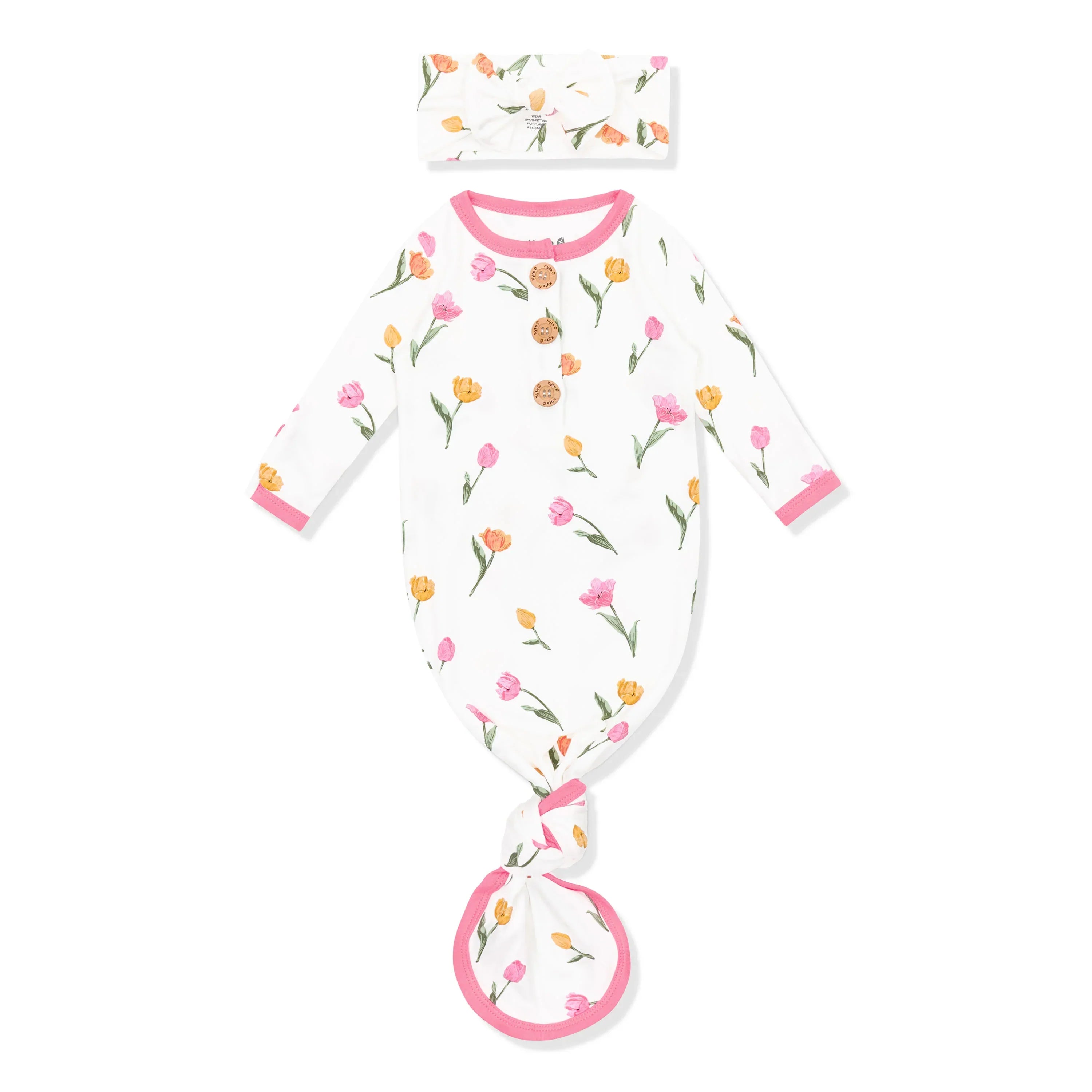 Knotted Gown with Bow Set in Tulip Secondary image