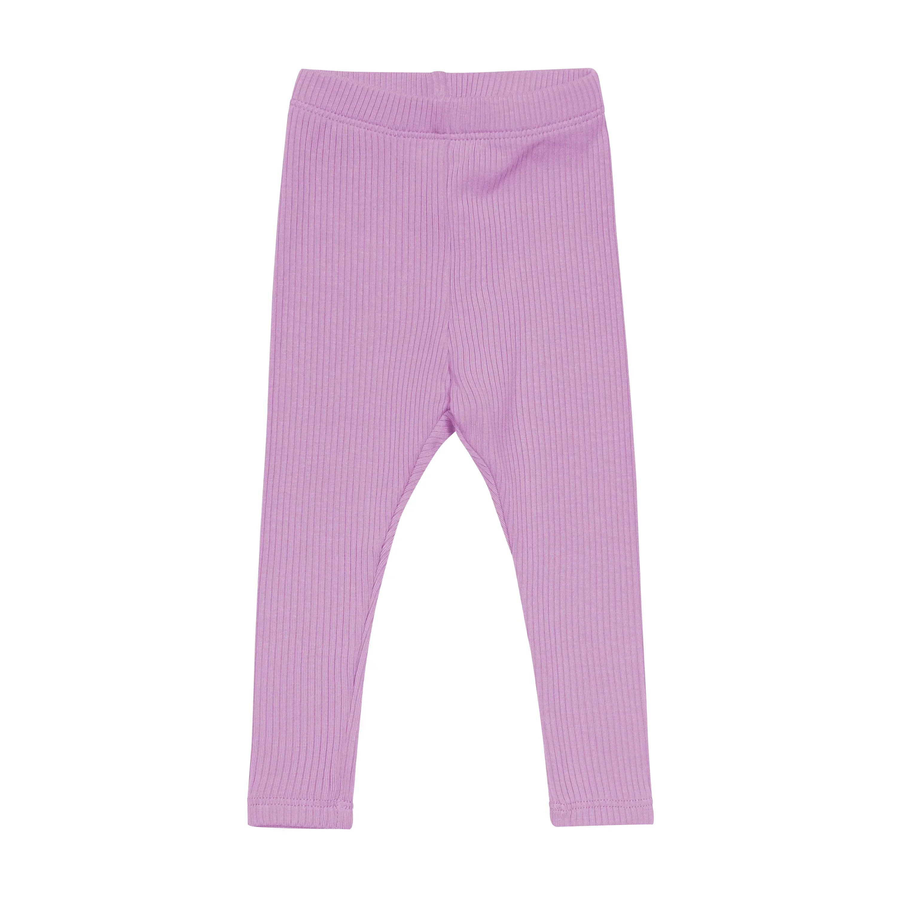 Ribbed Leggings in Poi Secondary image