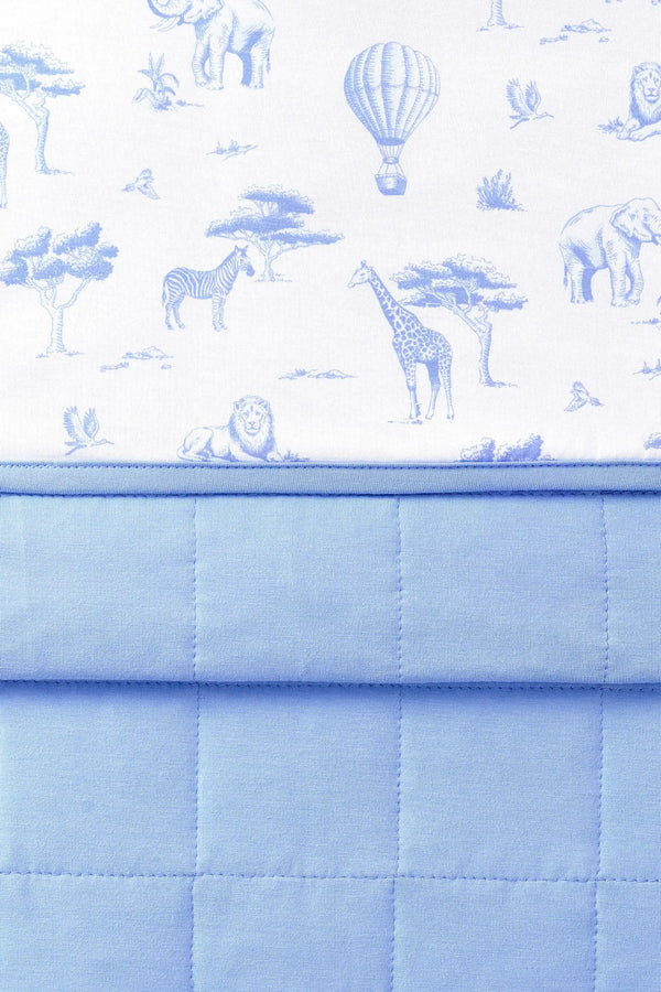 Toddler Blanket in Toile Safari 1.0