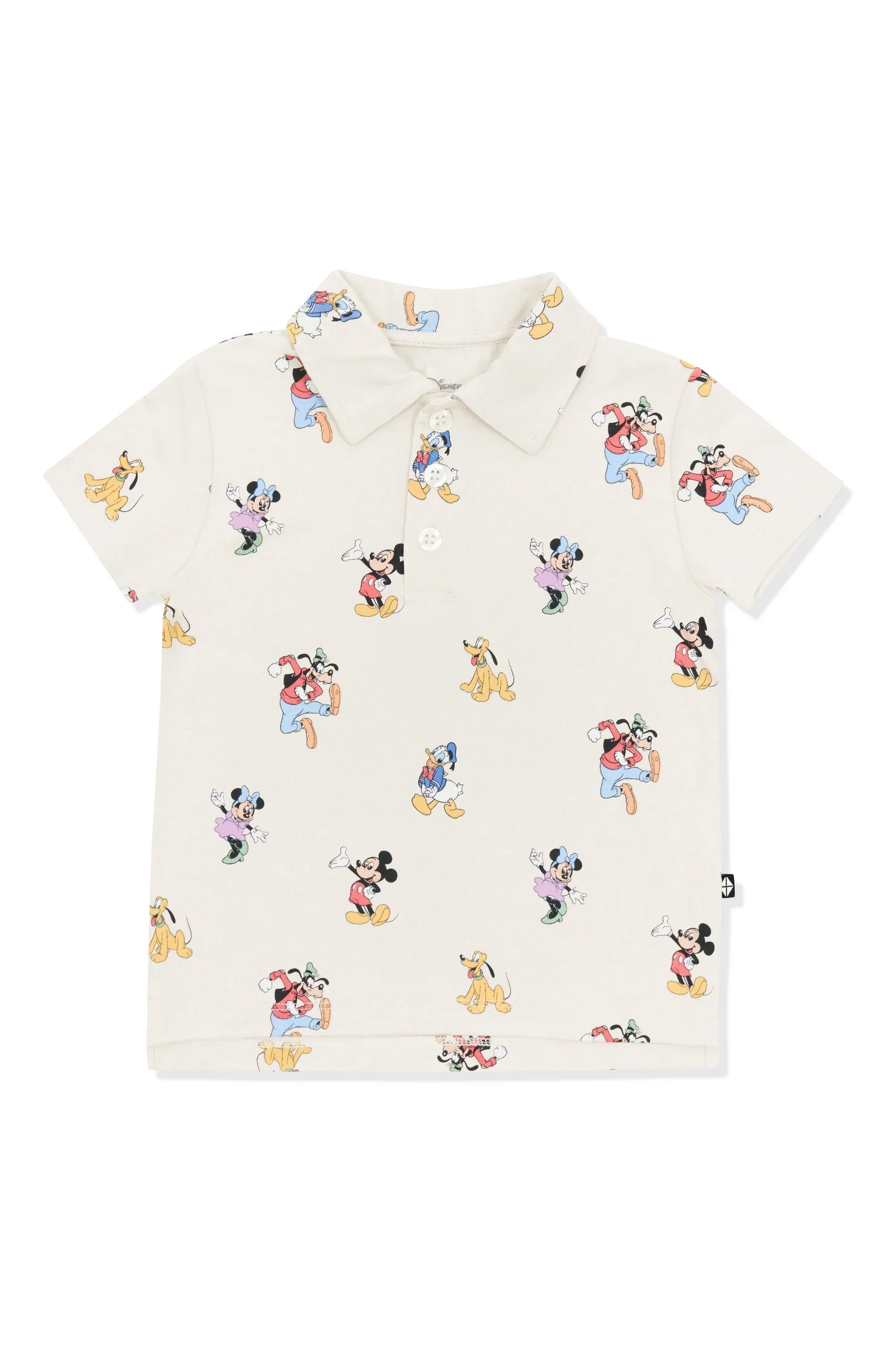 Toddler Short Sleeve Polo in Mickey Mouse and Friends Secondary image