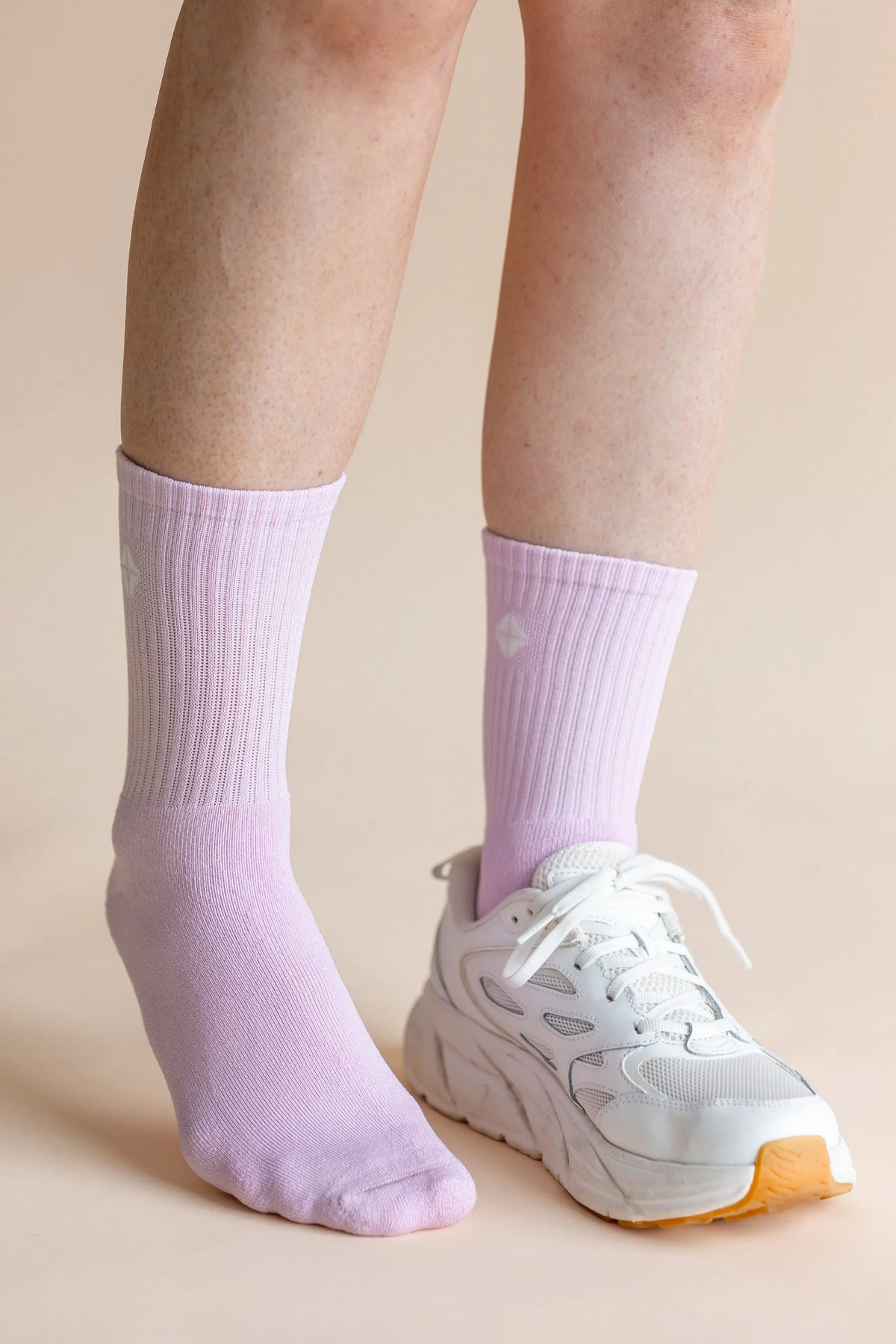 Adult Crew Socks in Thistle Main image