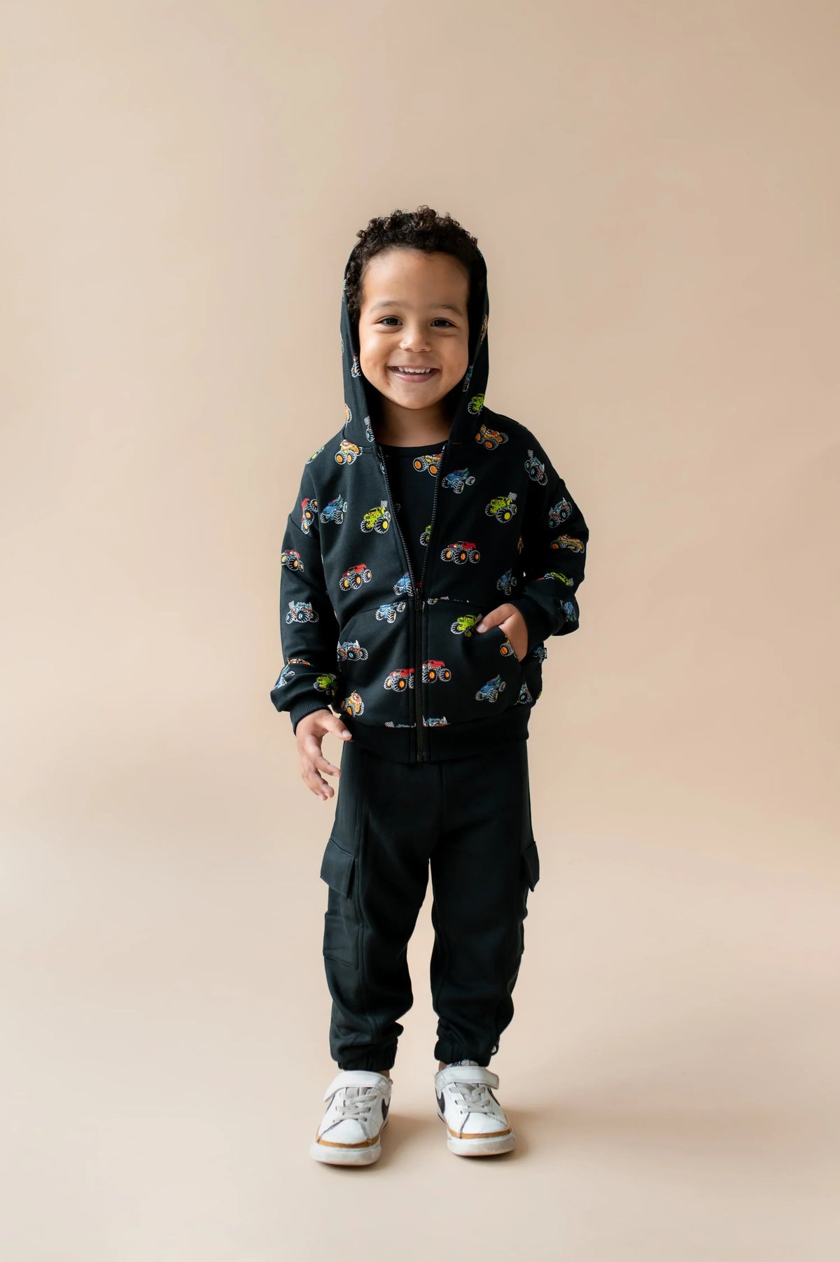 Zip-Up Hoodie in Monster Truck Main image
