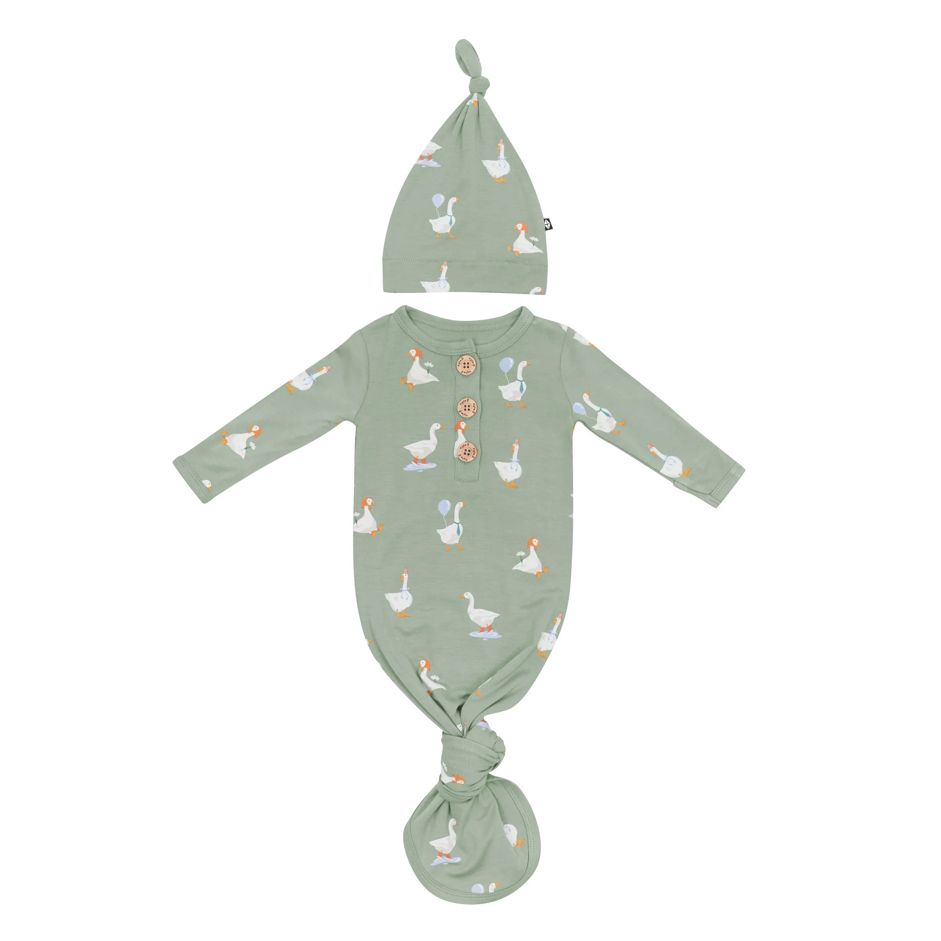 Knotted Gown with Hat Set in Silly Goose Secondary image