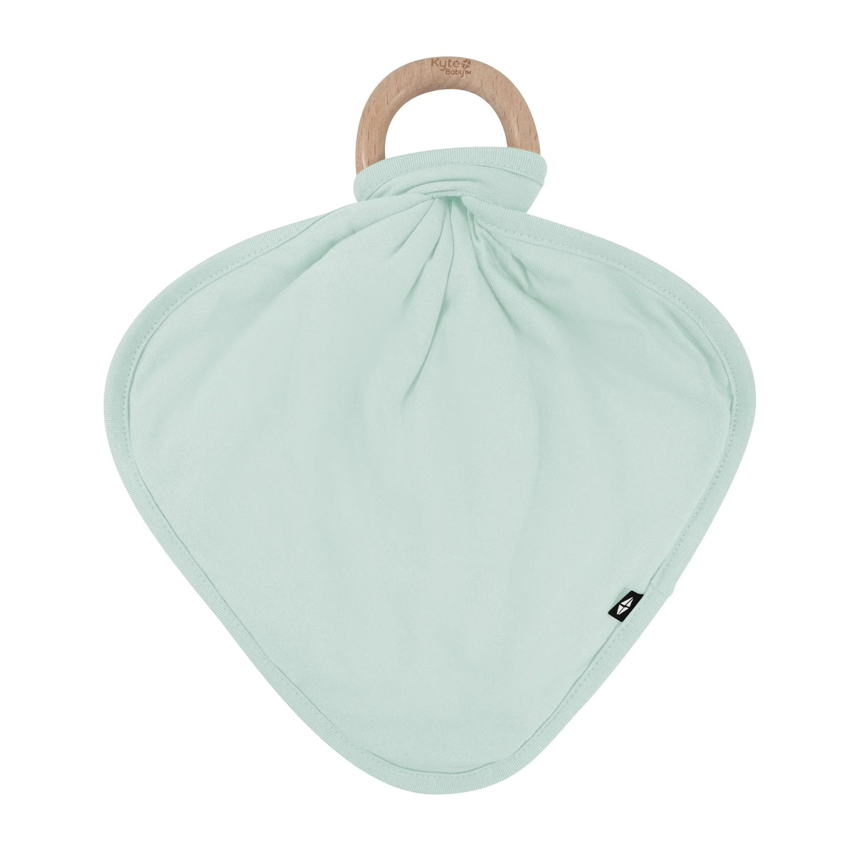Lovey in Sage with Removable Wooden Teething Ring Main image