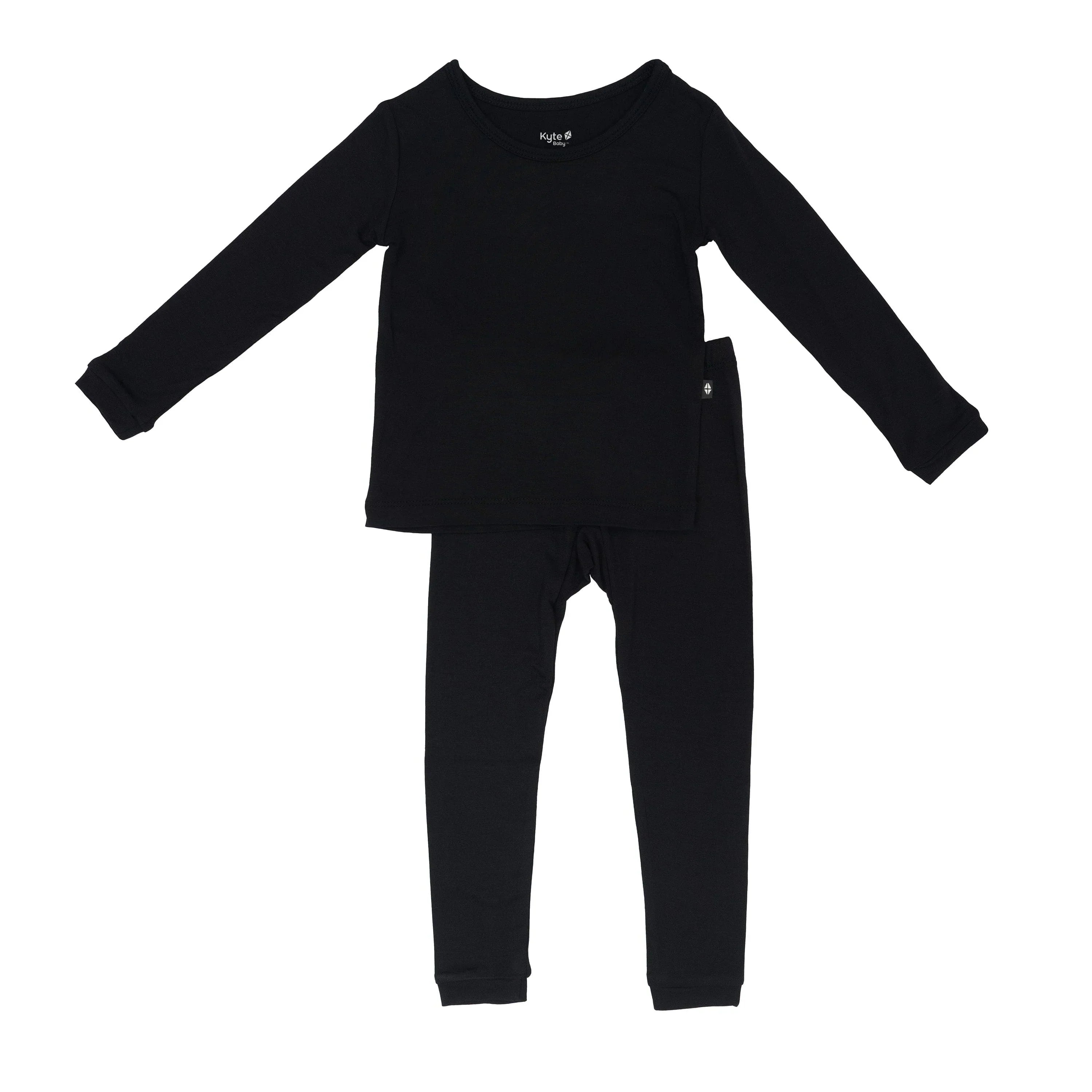 Long Sleeve Pajamas in Midnight Secondary image