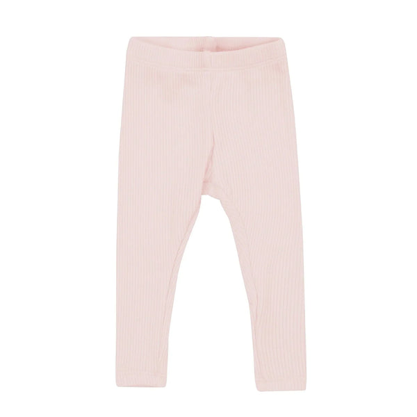 Ribbed Leggings in Blush