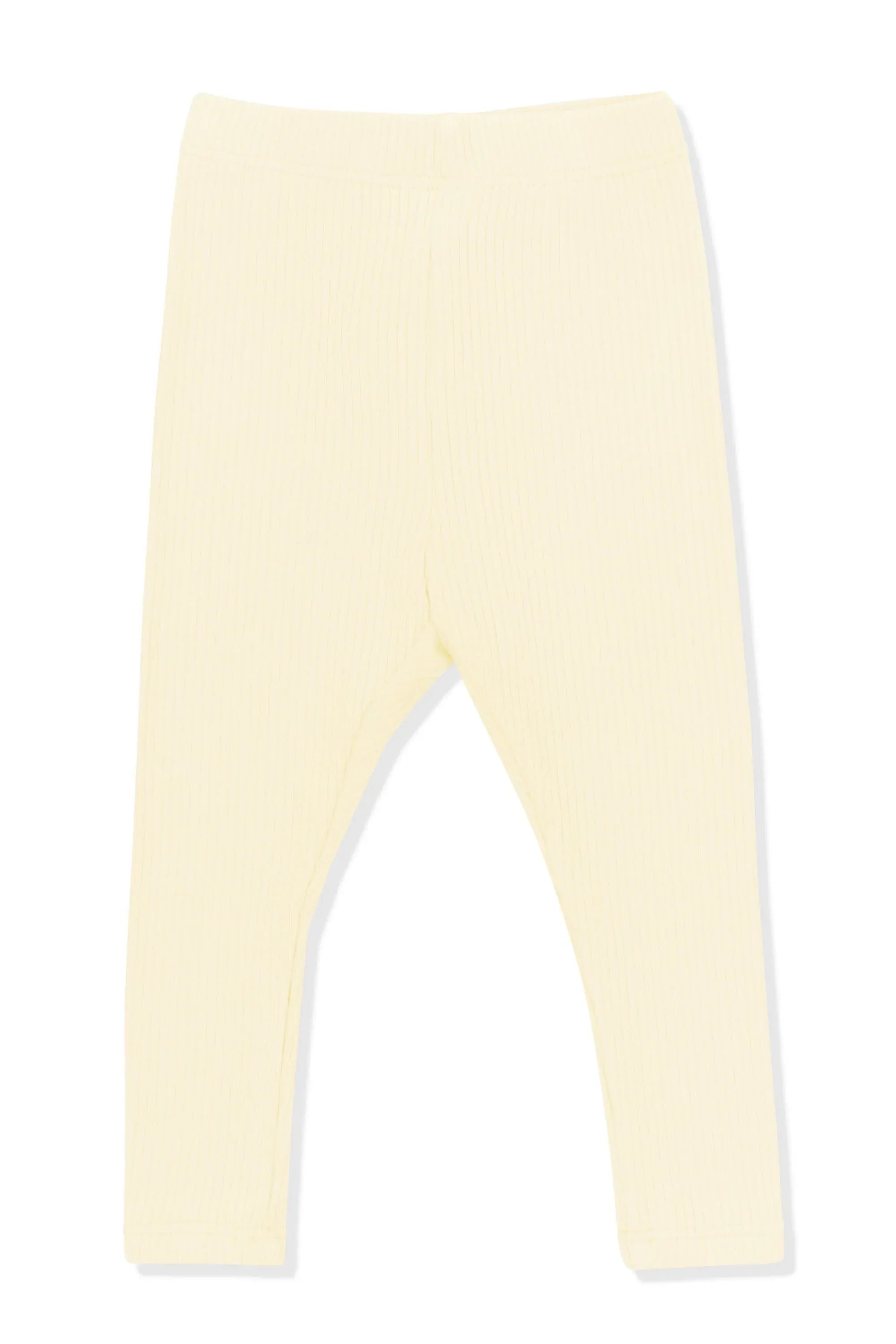 Ribbed Leggings in Chamomile Secondary image