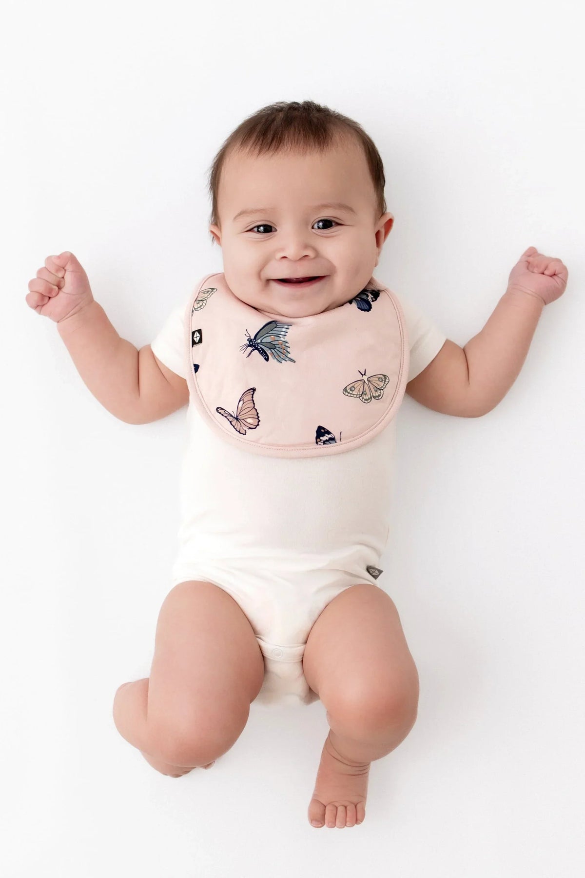 Cushy Bib in Blush Butterfly Main image