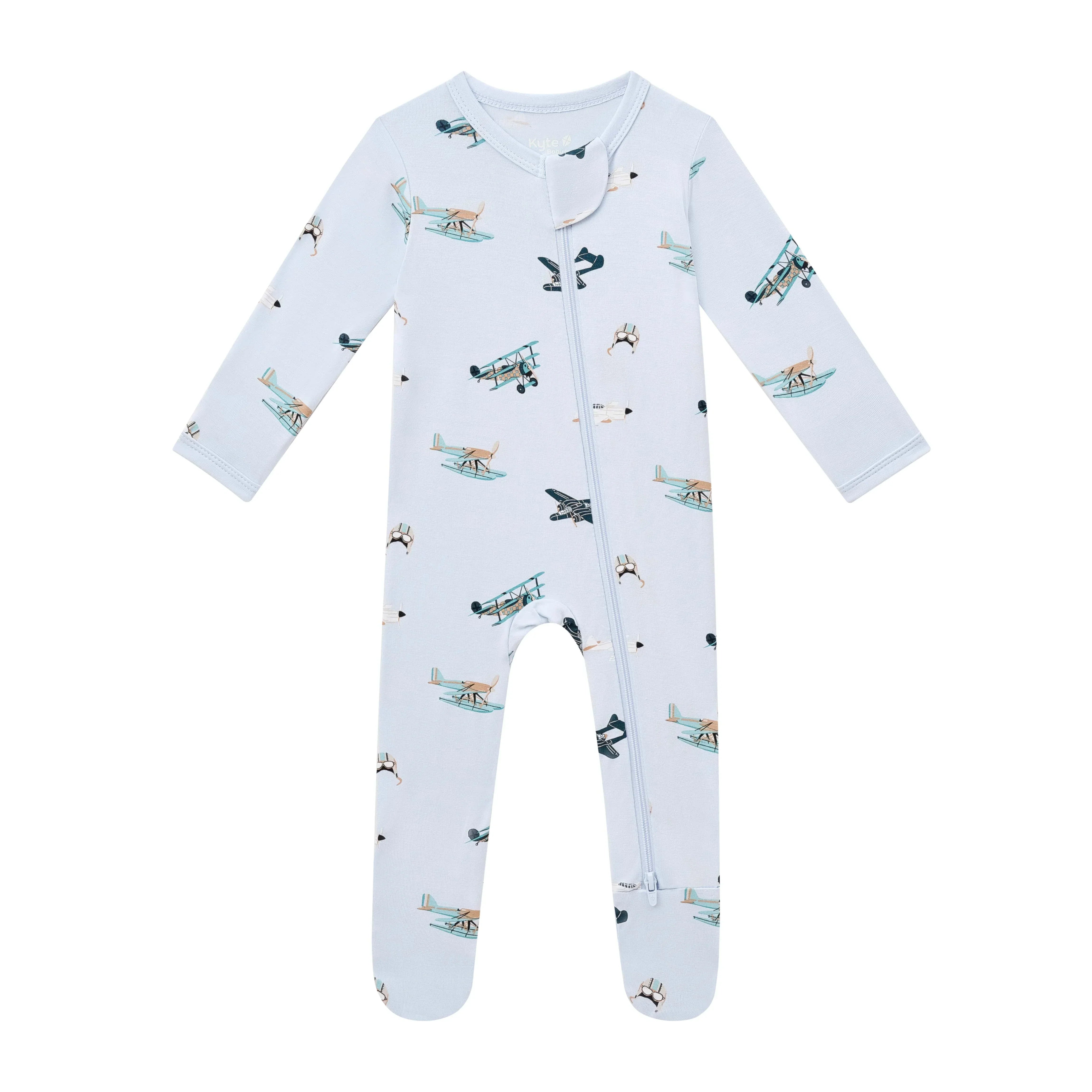Zippered Footie in Take Off Secondary image
