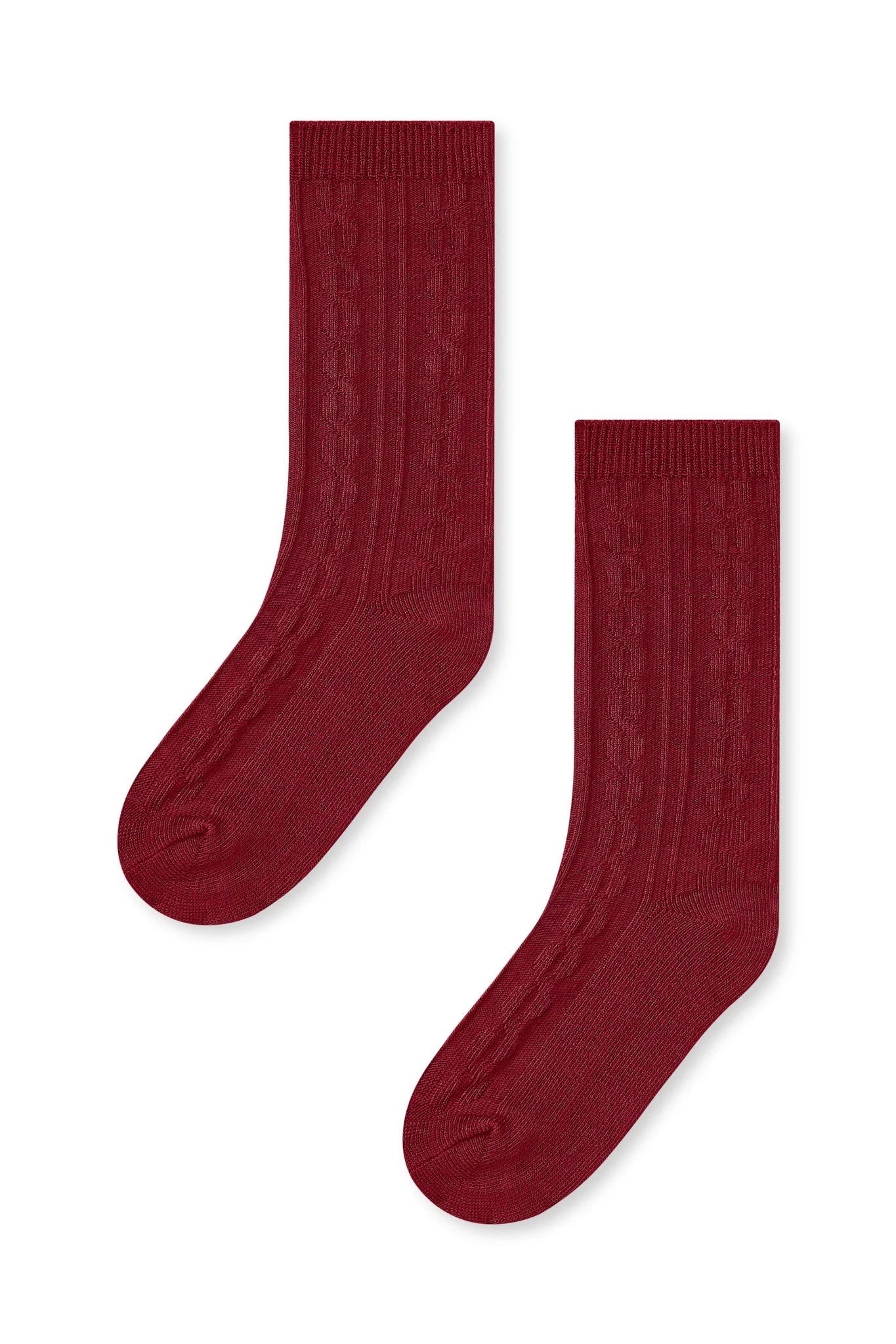 Knee High Socks in Ruby Secondary image