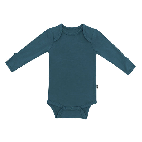Long Sleeve Bodysuit in Atlantic