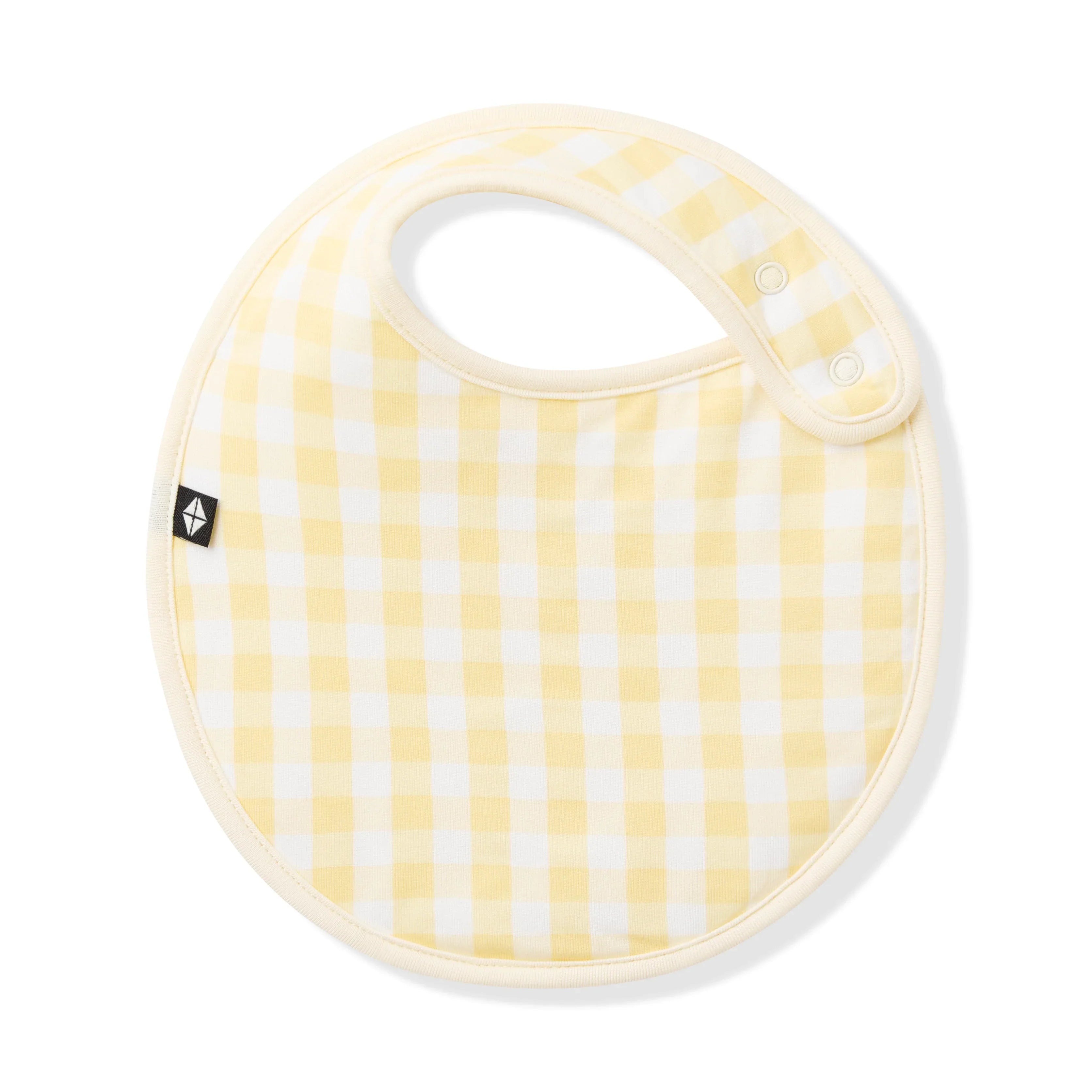 Cushy Bib in Gingham Chamomile Secondary image