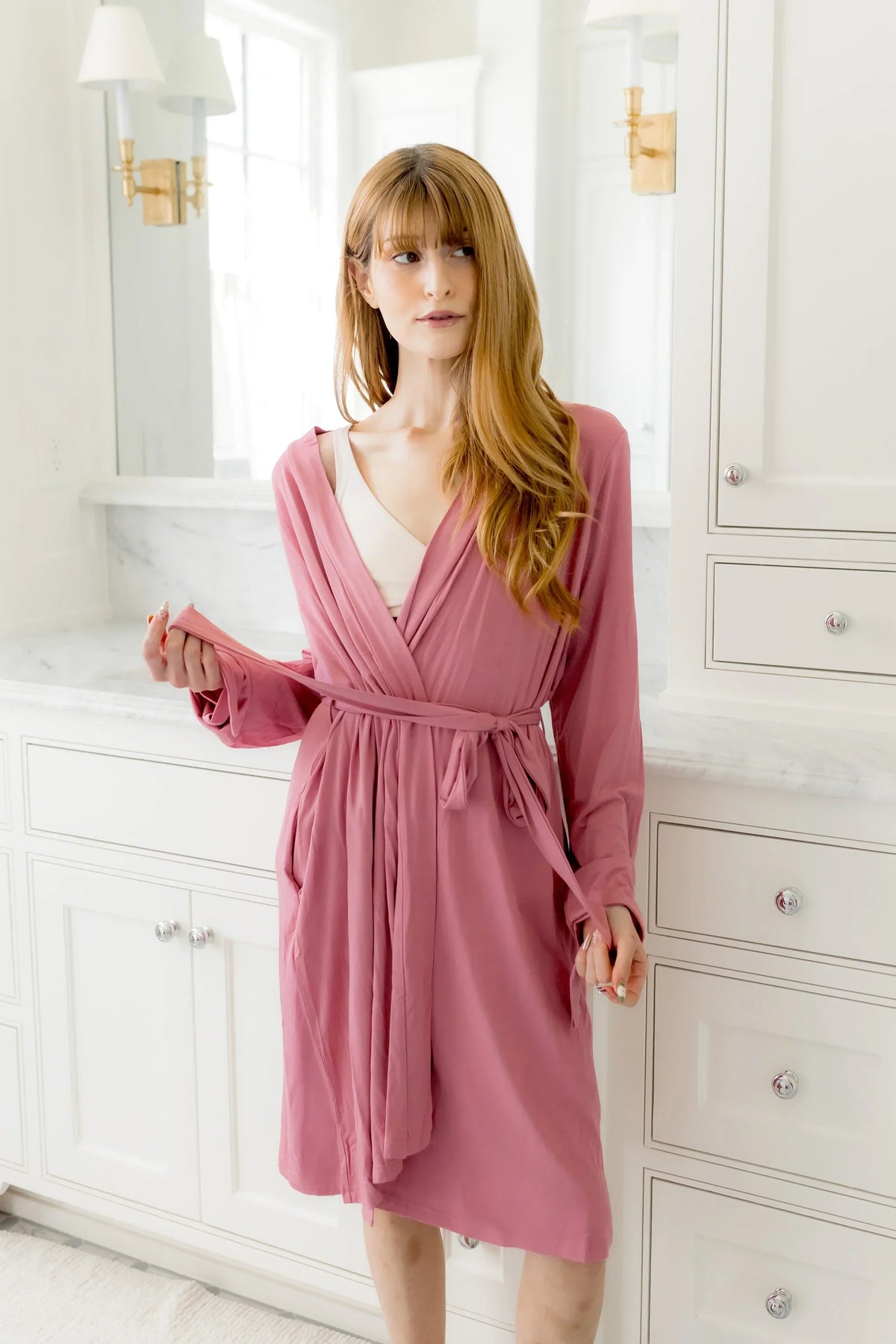 Women’s Lounge Robe in Apple Blossom Main image
