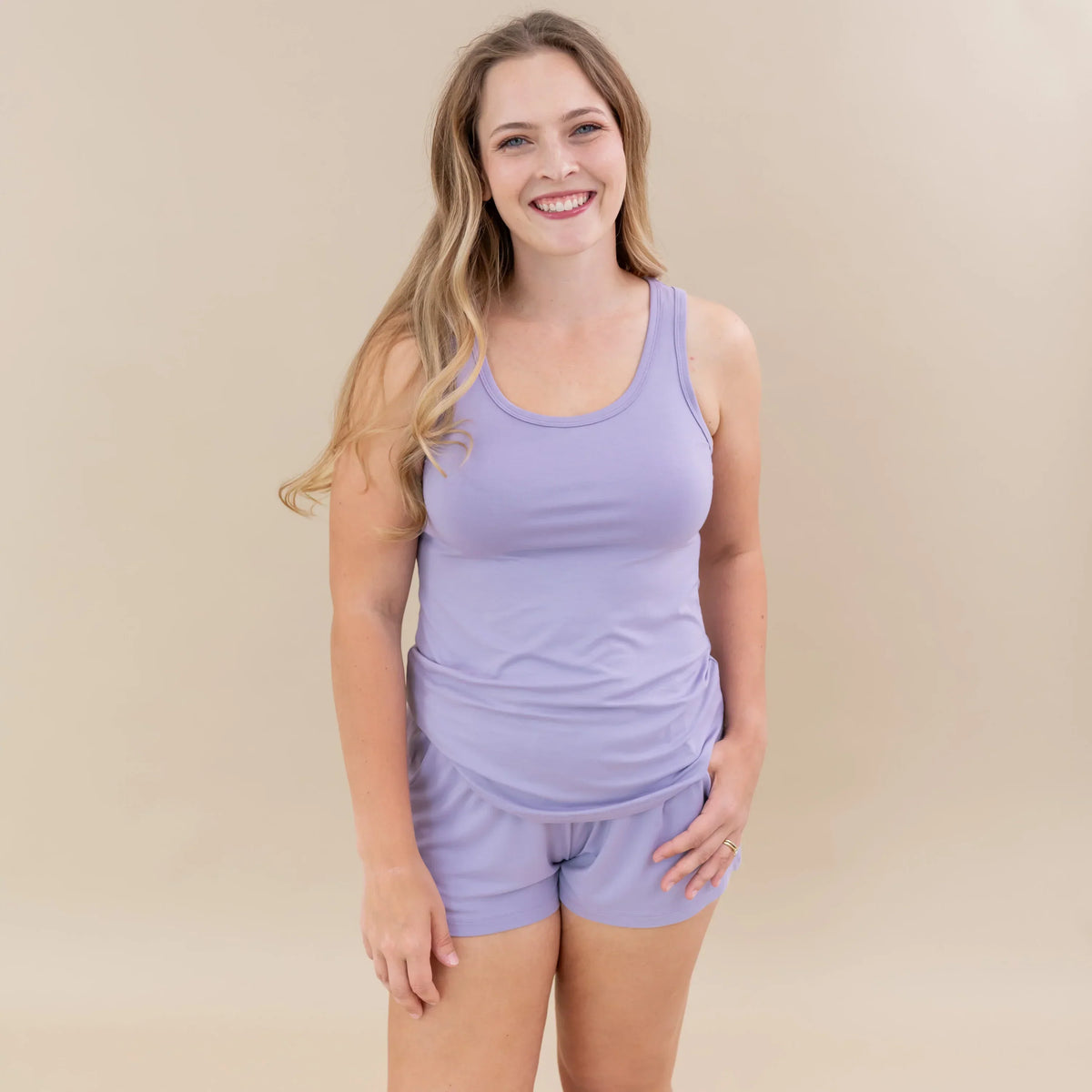 Women’s Tank Set in Taro Main image