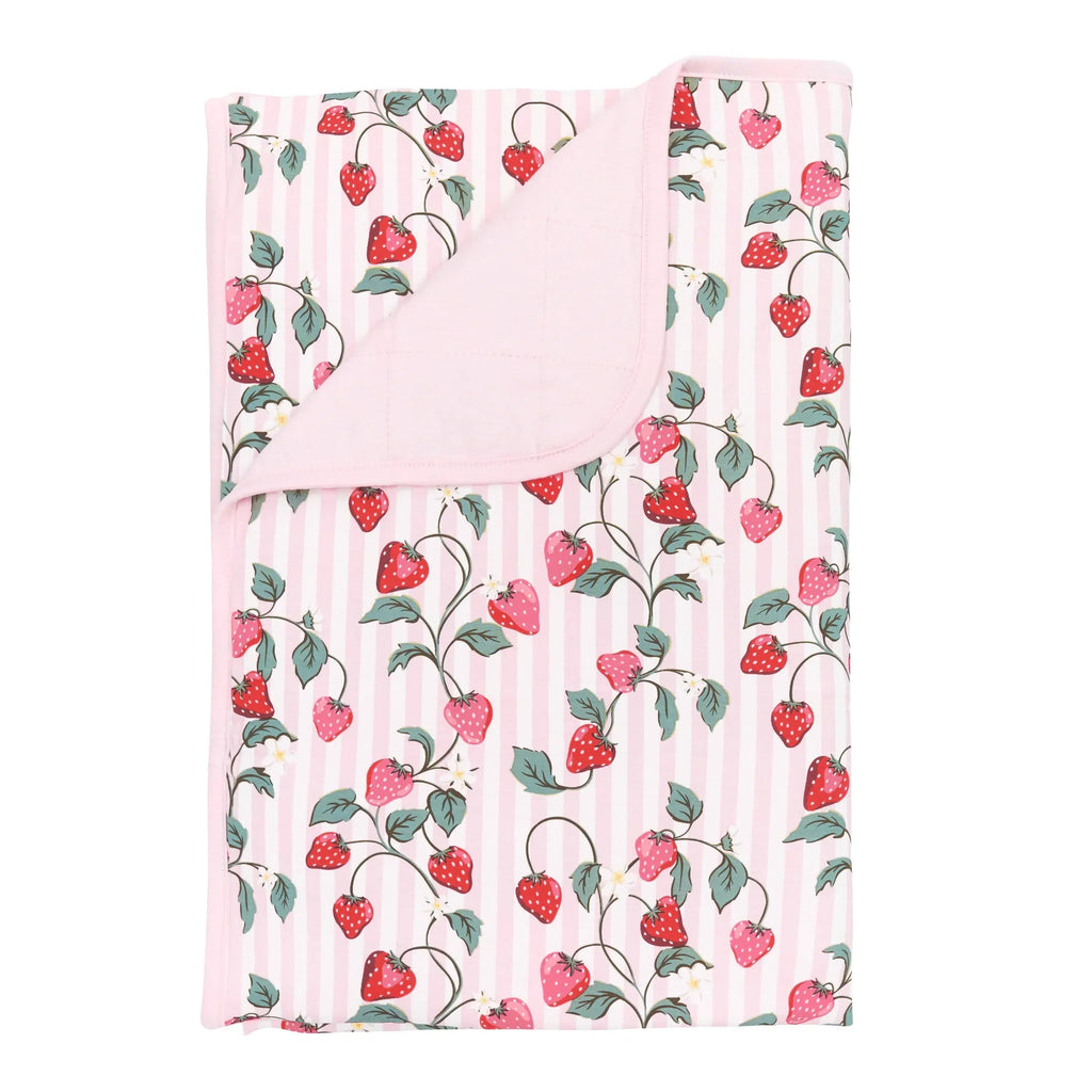 Toddler Blanket in Strawberry Fields 1.0