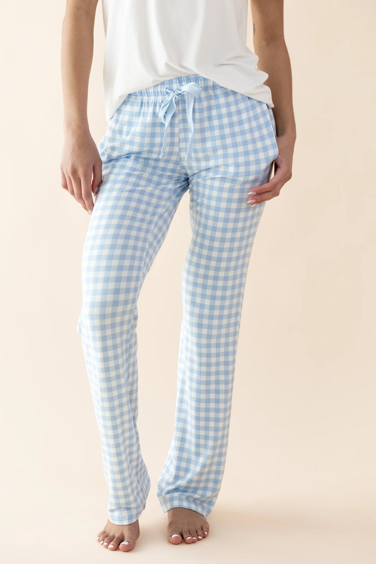 Women's Lounge Pants in Gingham Breeze Main image