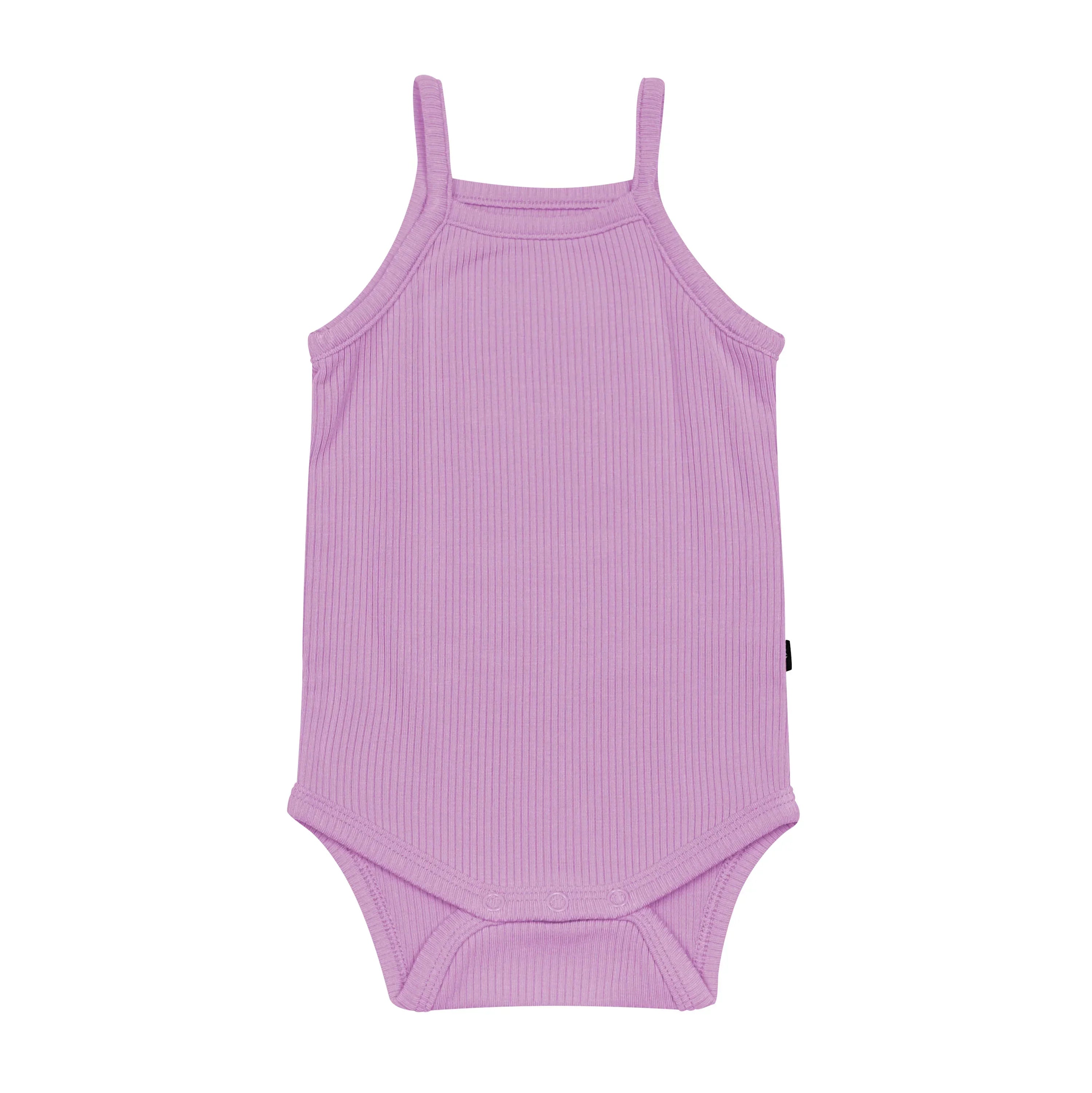 Ribbed Spaghetti Strap Bodysuit in Poi Secondary image