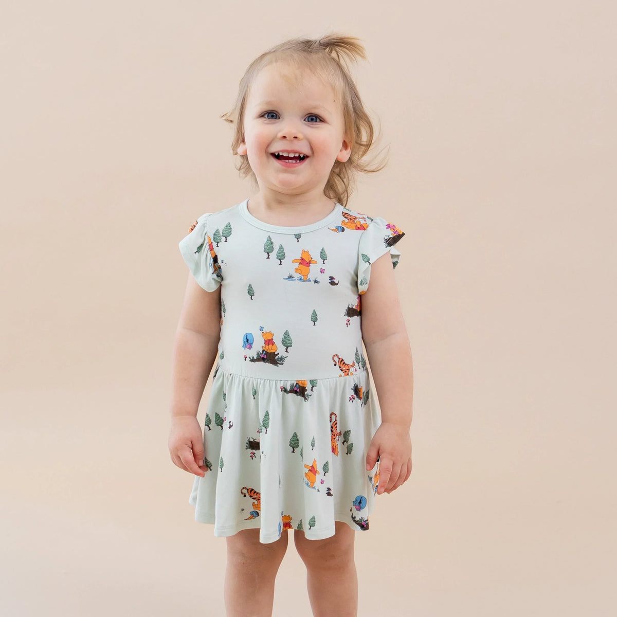 Twirl Bodysuit Dress in Winnie the Pooh Hundred Acre Wood Main image