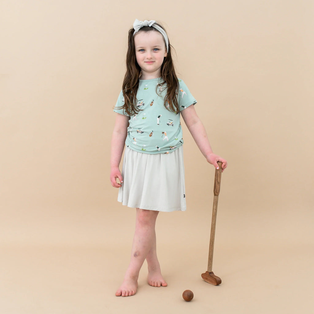 Toddler Basic Tee in Golf