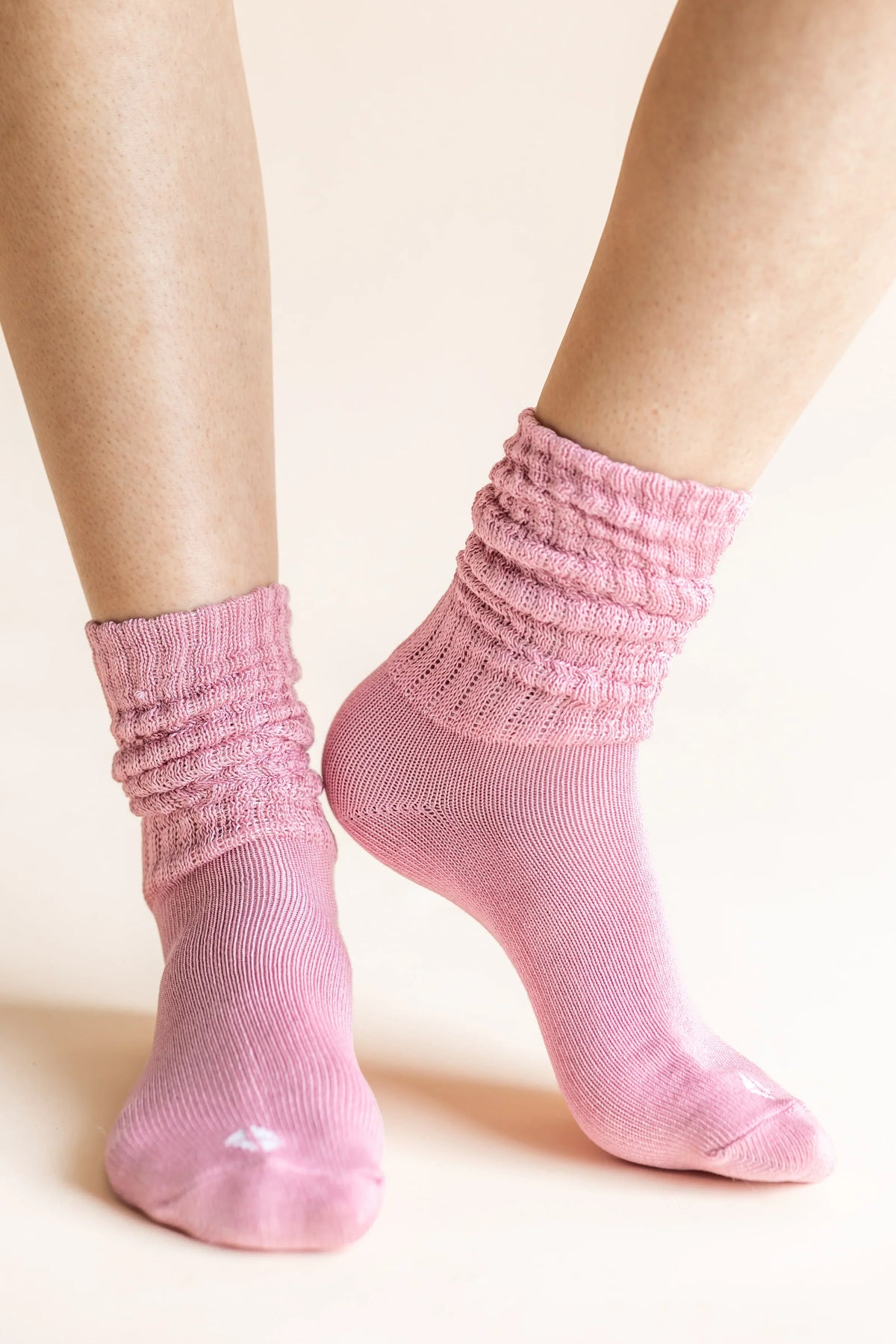 Adult Scrunch Socks in Apple Blossom Main image