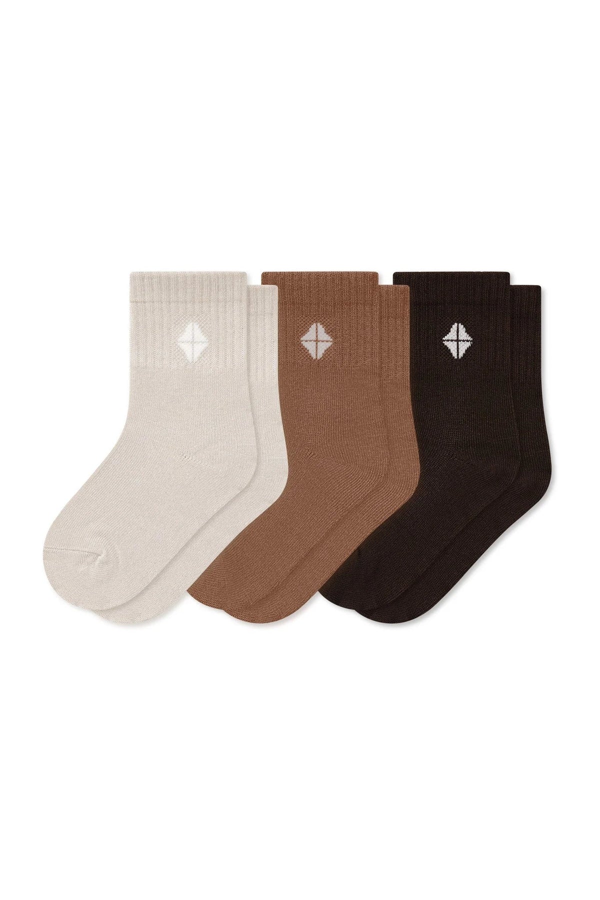 Crew Socks Combo 3-Pack in Cafe Main image
