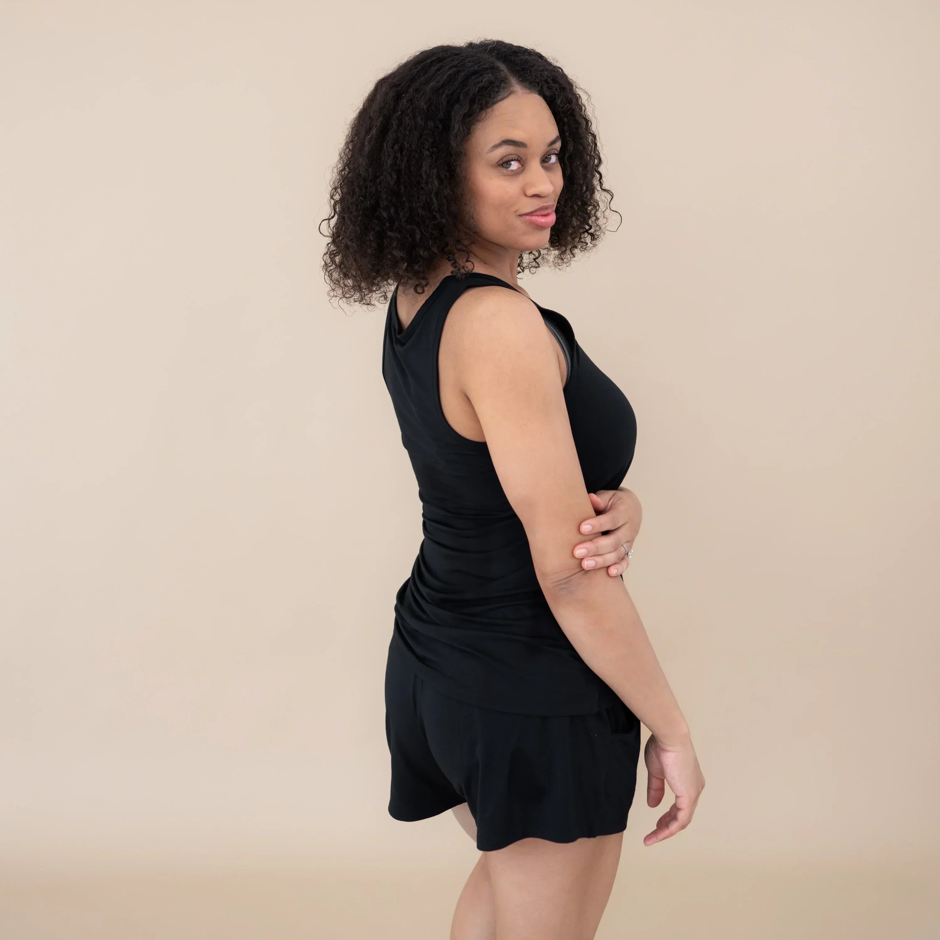 Women’s Tank Set in Midnight Secondary image