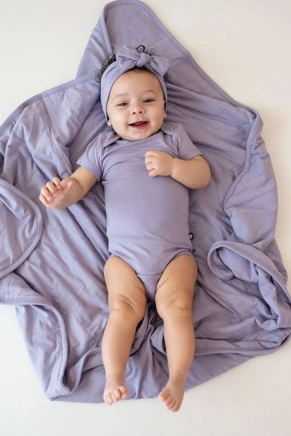 Baby Blanket in Taro 1.0