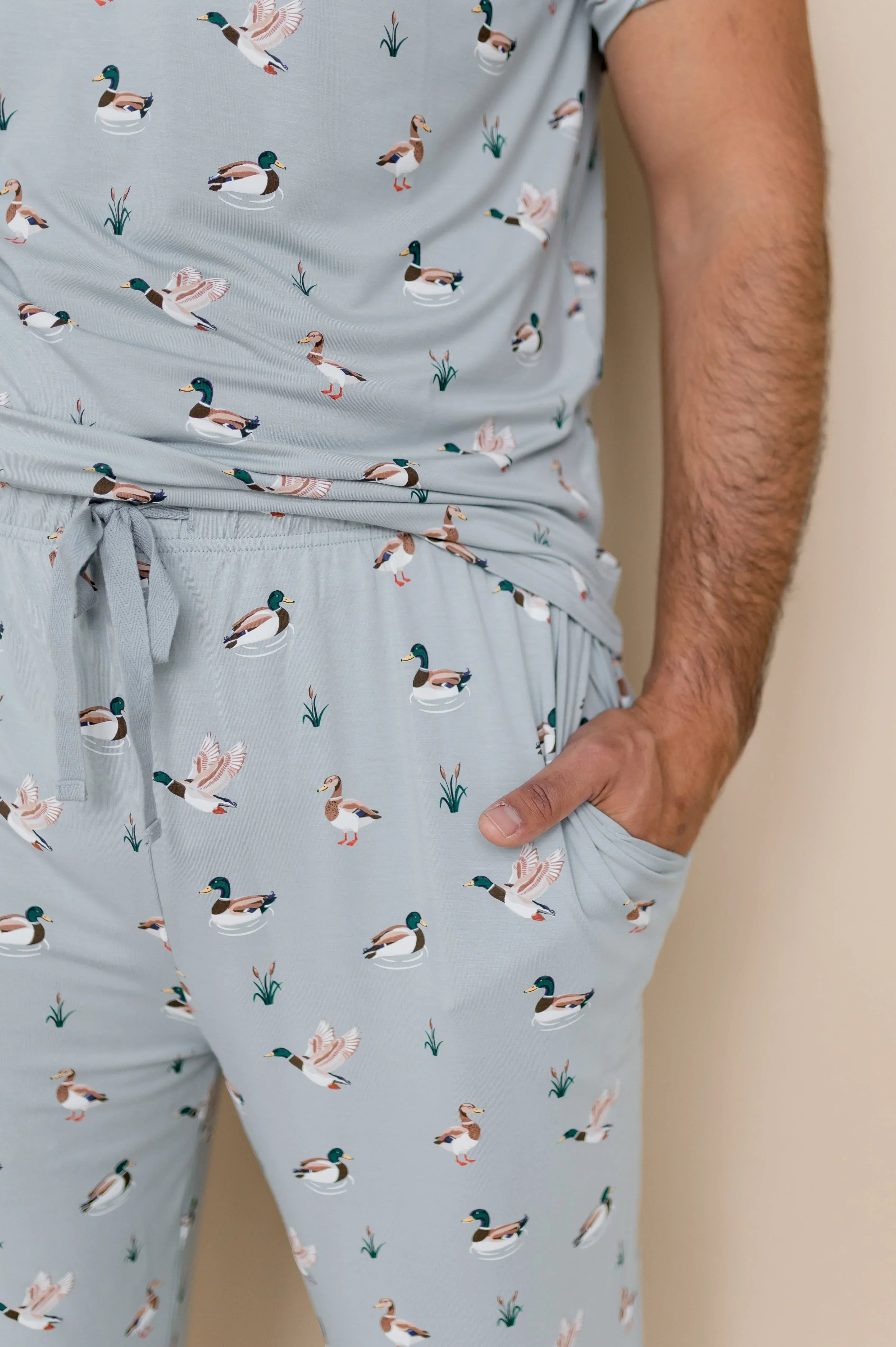 Men's Lounge Pants in Mallard Duck Secondary image