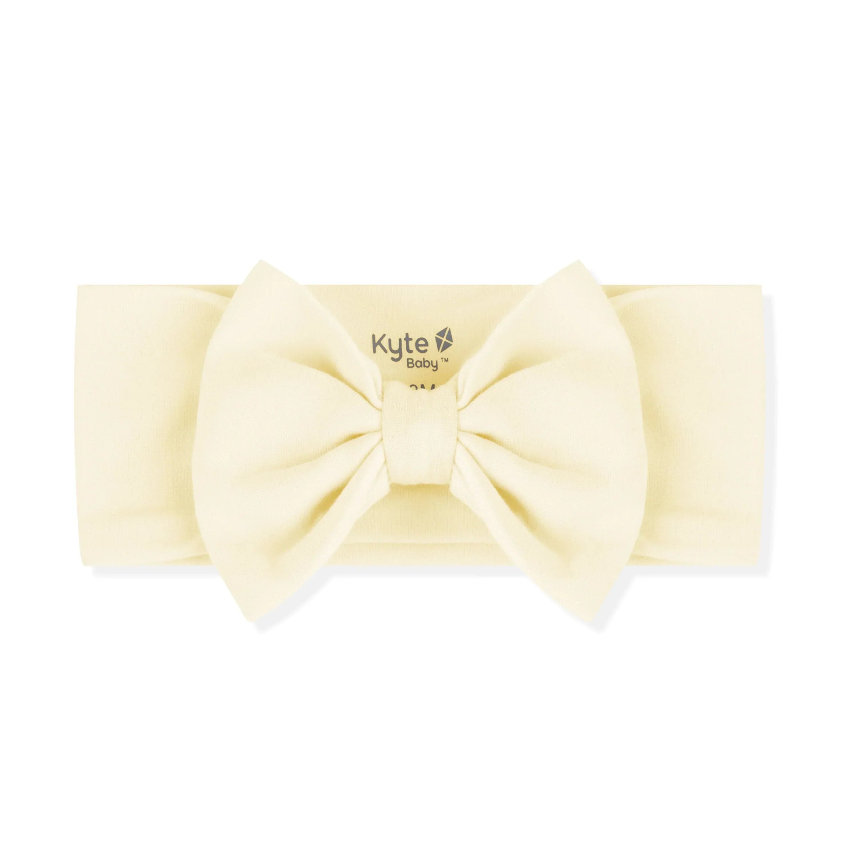 Bow Headband in Chamomile Secondary image
