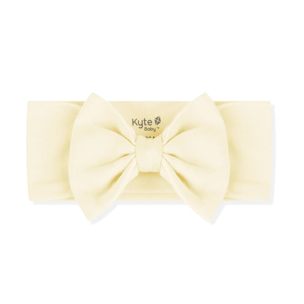 Bow Headband in Chamomile
