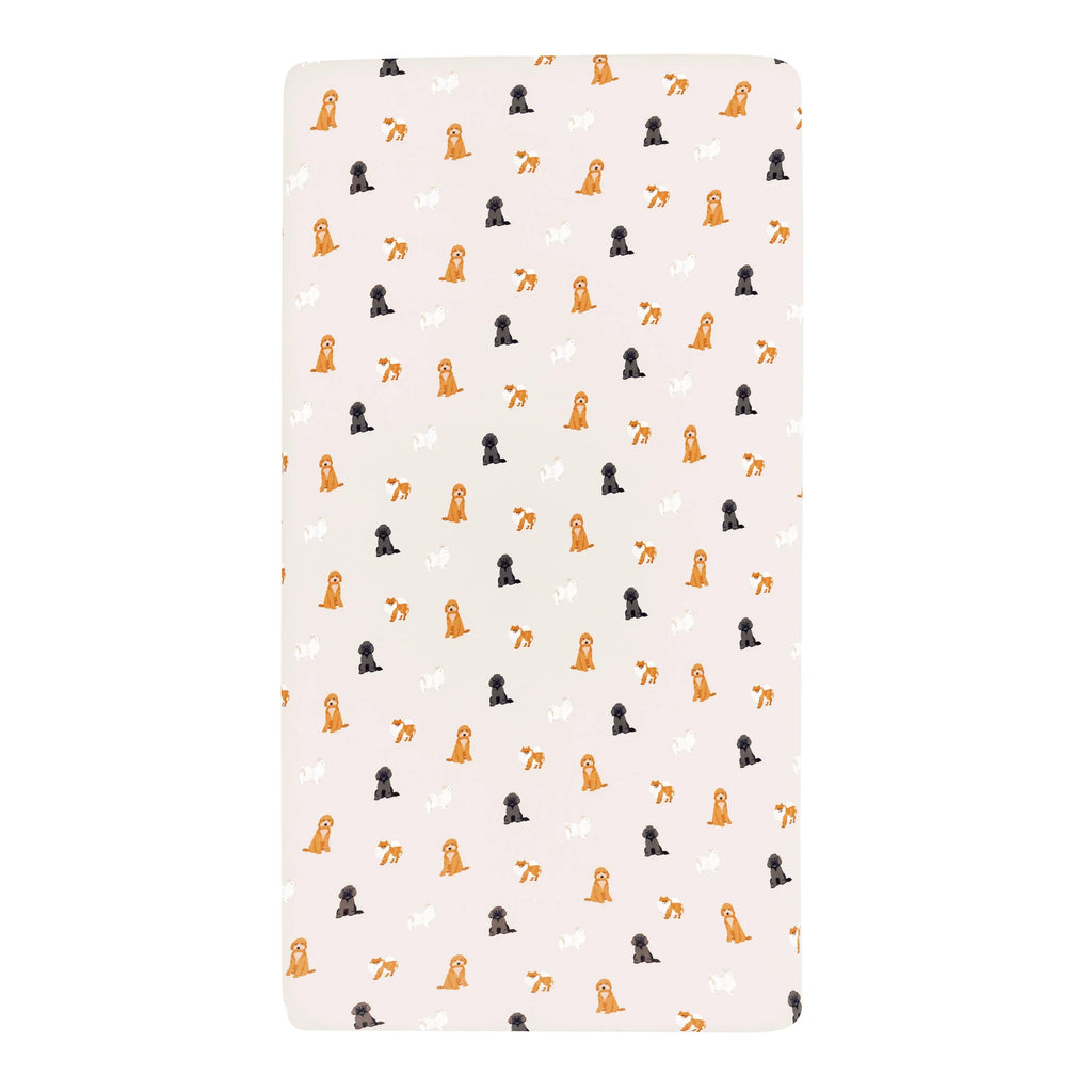Crib Sheet in Fluffy Dog