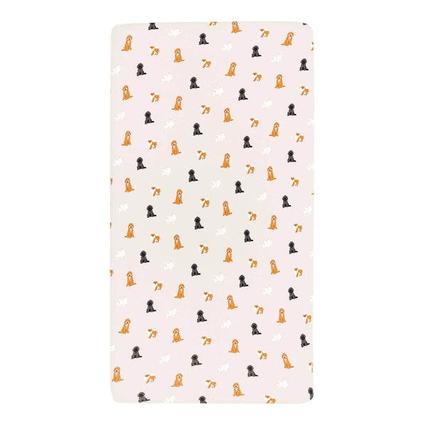 Crib Sheet in Fluffy Dog