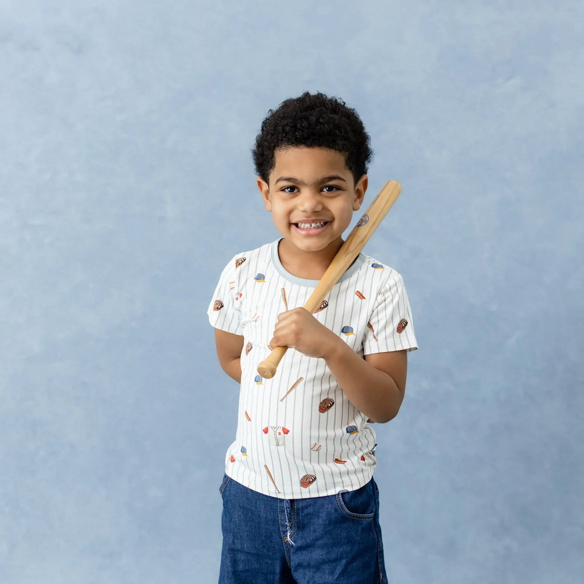 Toddler Basic Tee in Home Run Main image
